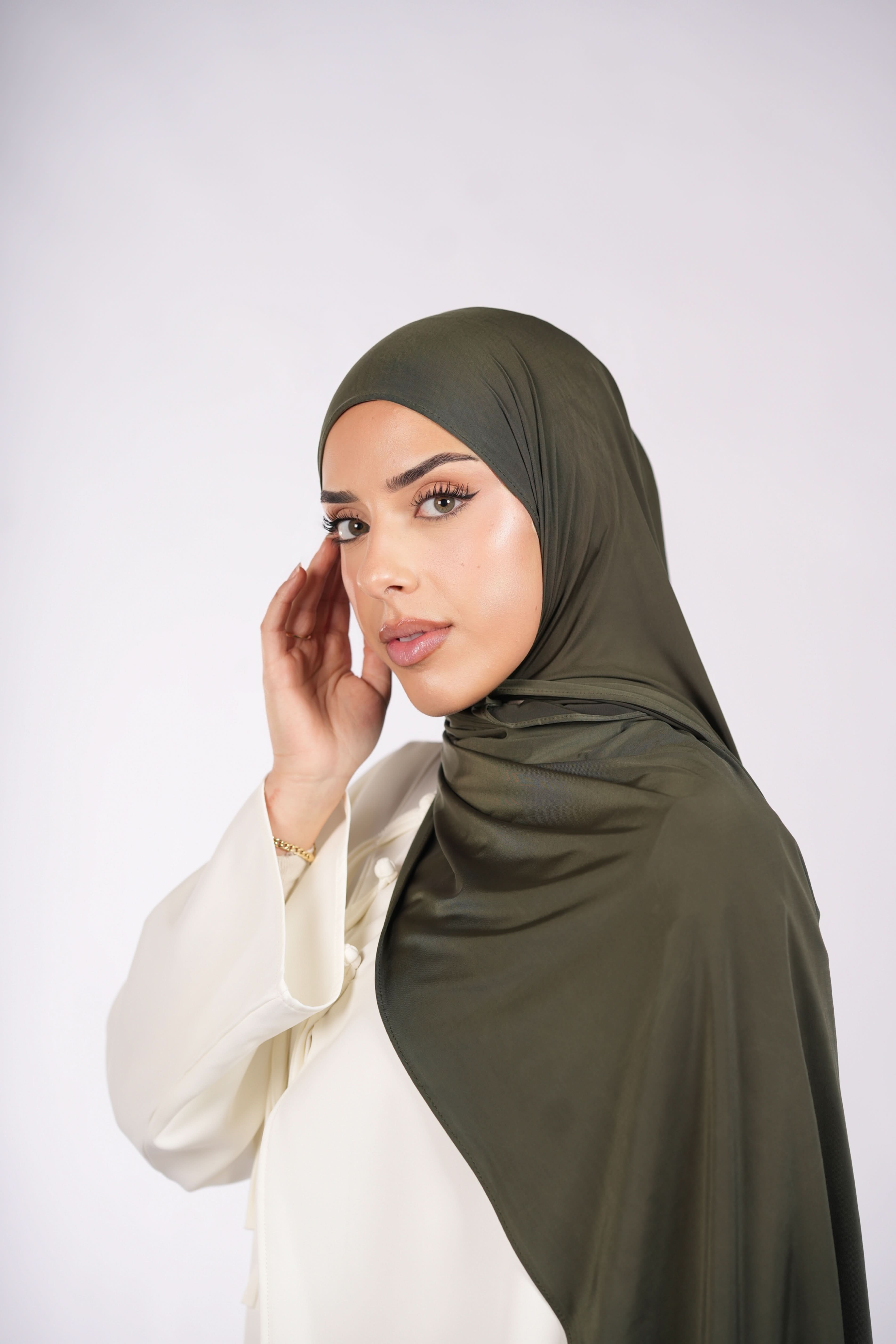 Liquid Jersey - Army green - Losyana.Shop