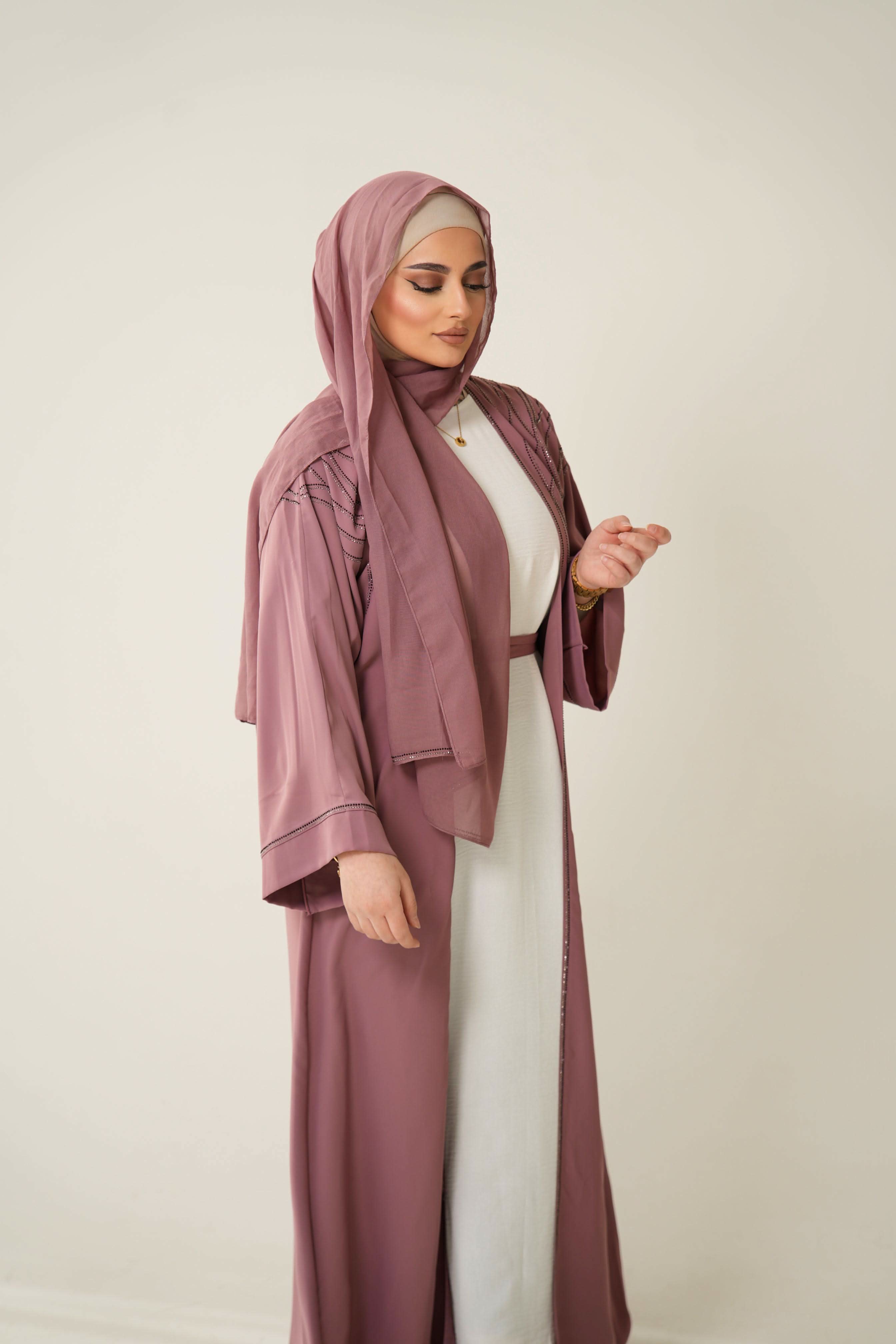 Emirate Abaya - Pink - Losyana.Shop