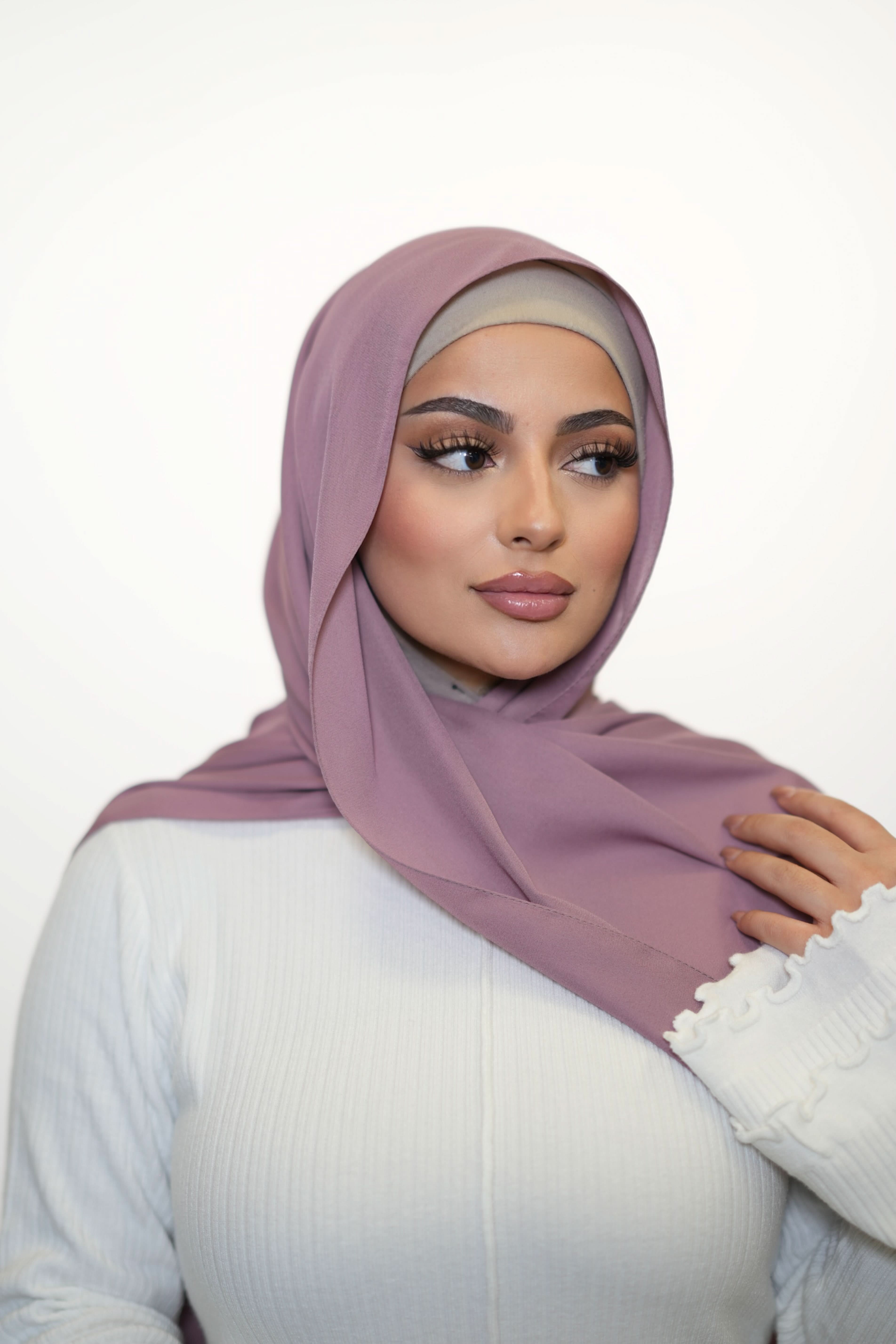 Crepe - dark rose - Losyana.Shop