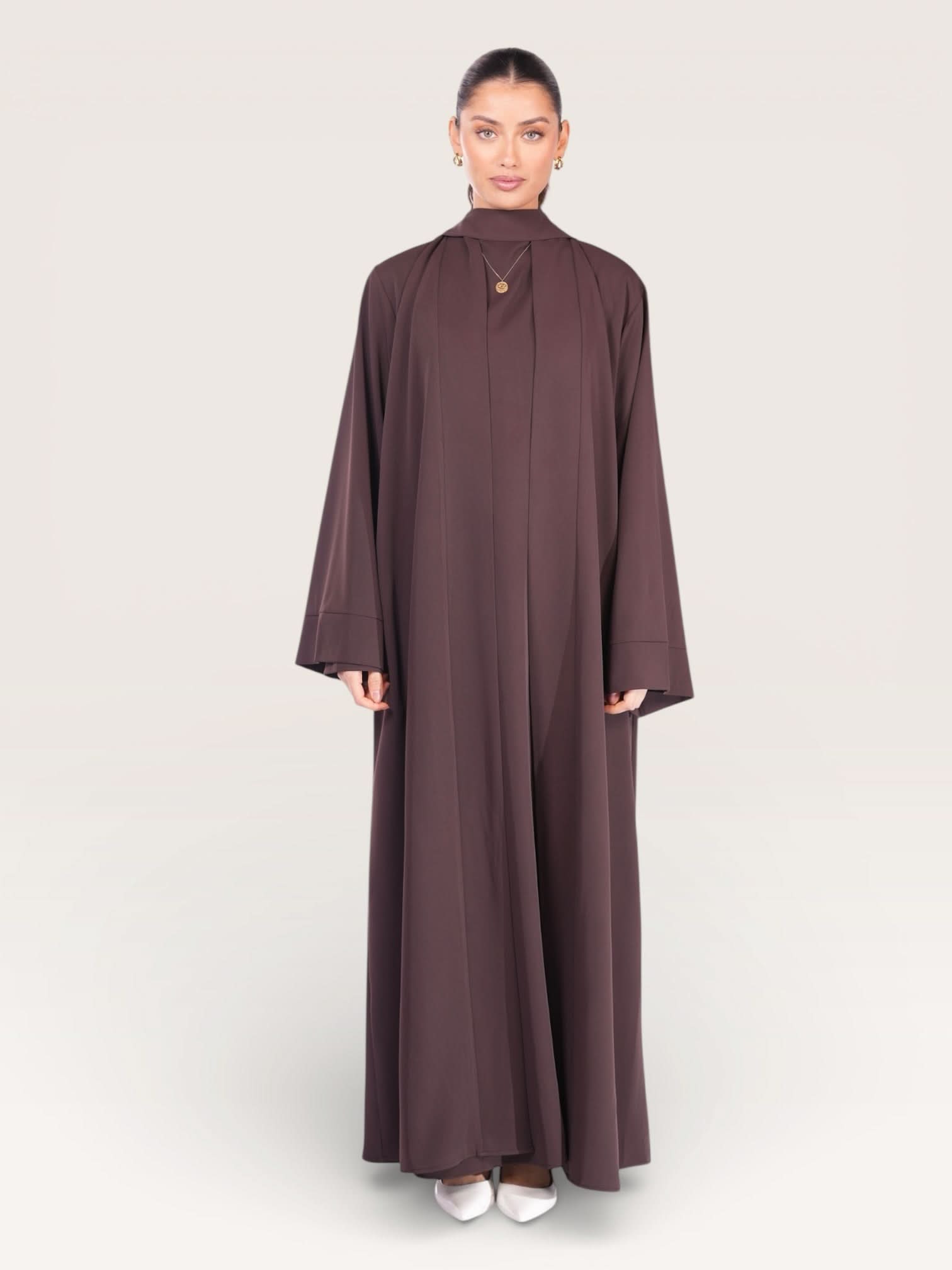 kimono abaya - espresso