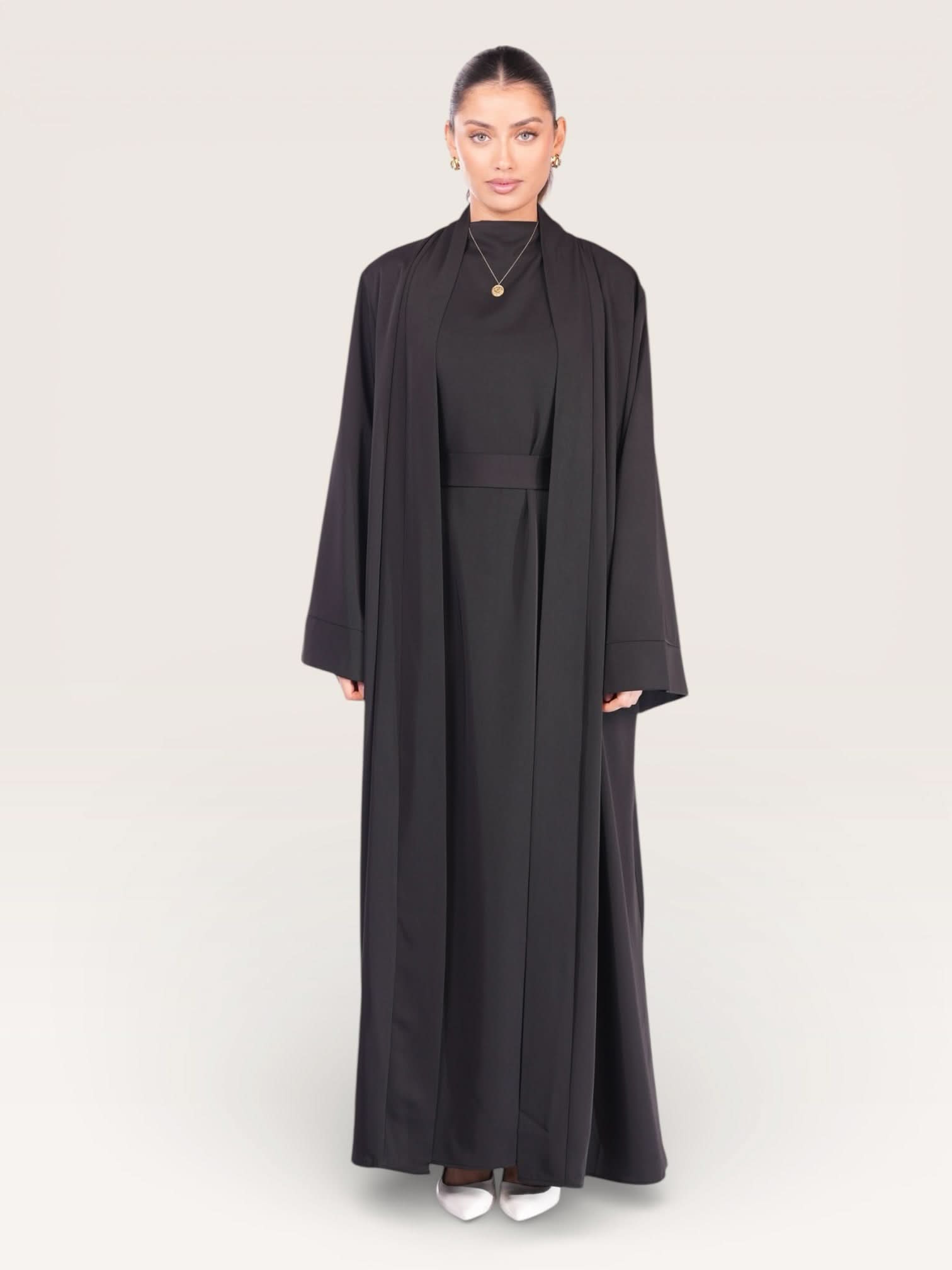 kimono abaya - black - Losyana.Shop