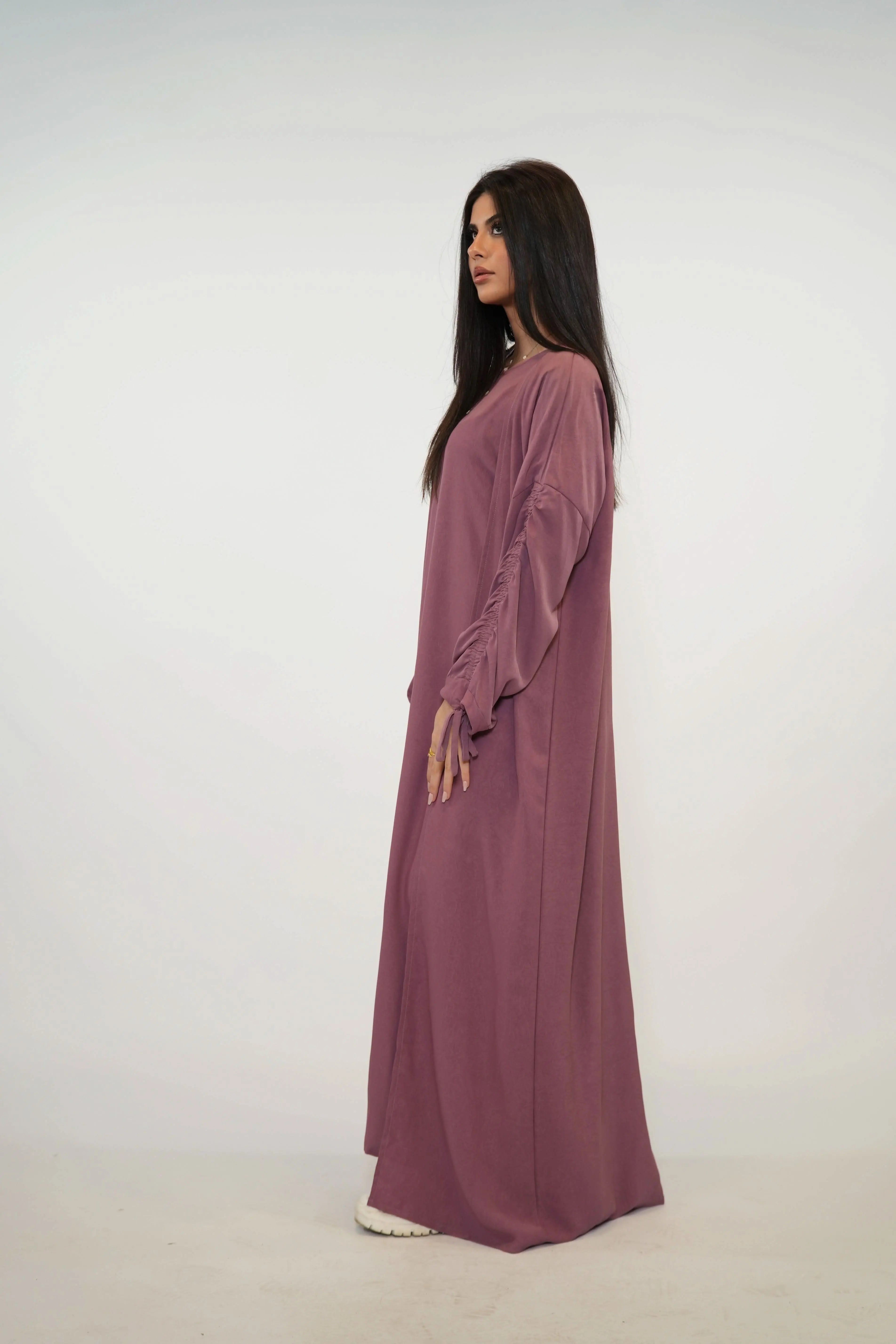 Abaya Set - dark rose - Losyana.Shop