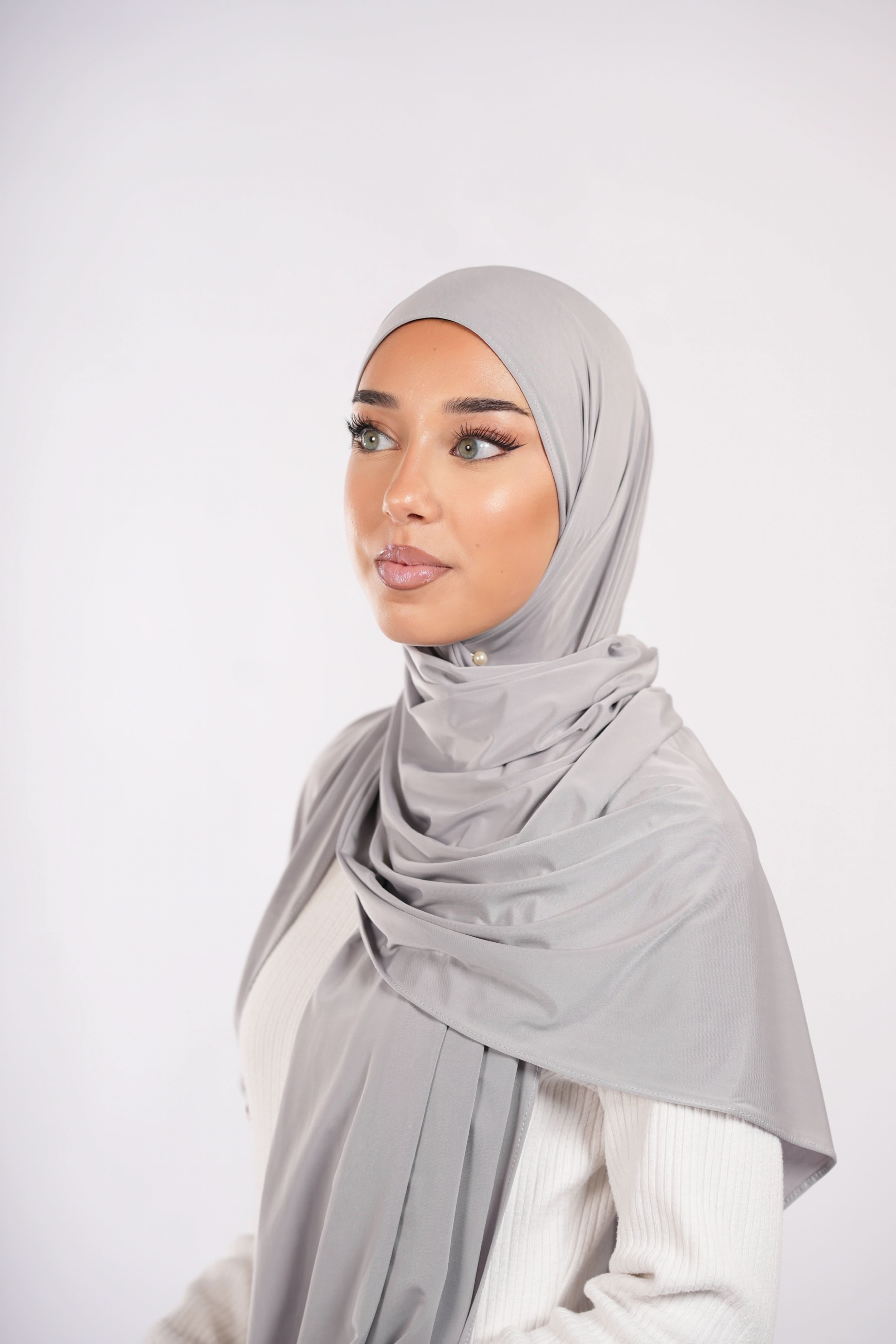 Liquid Jersey - Light grey - Losyana.Shop