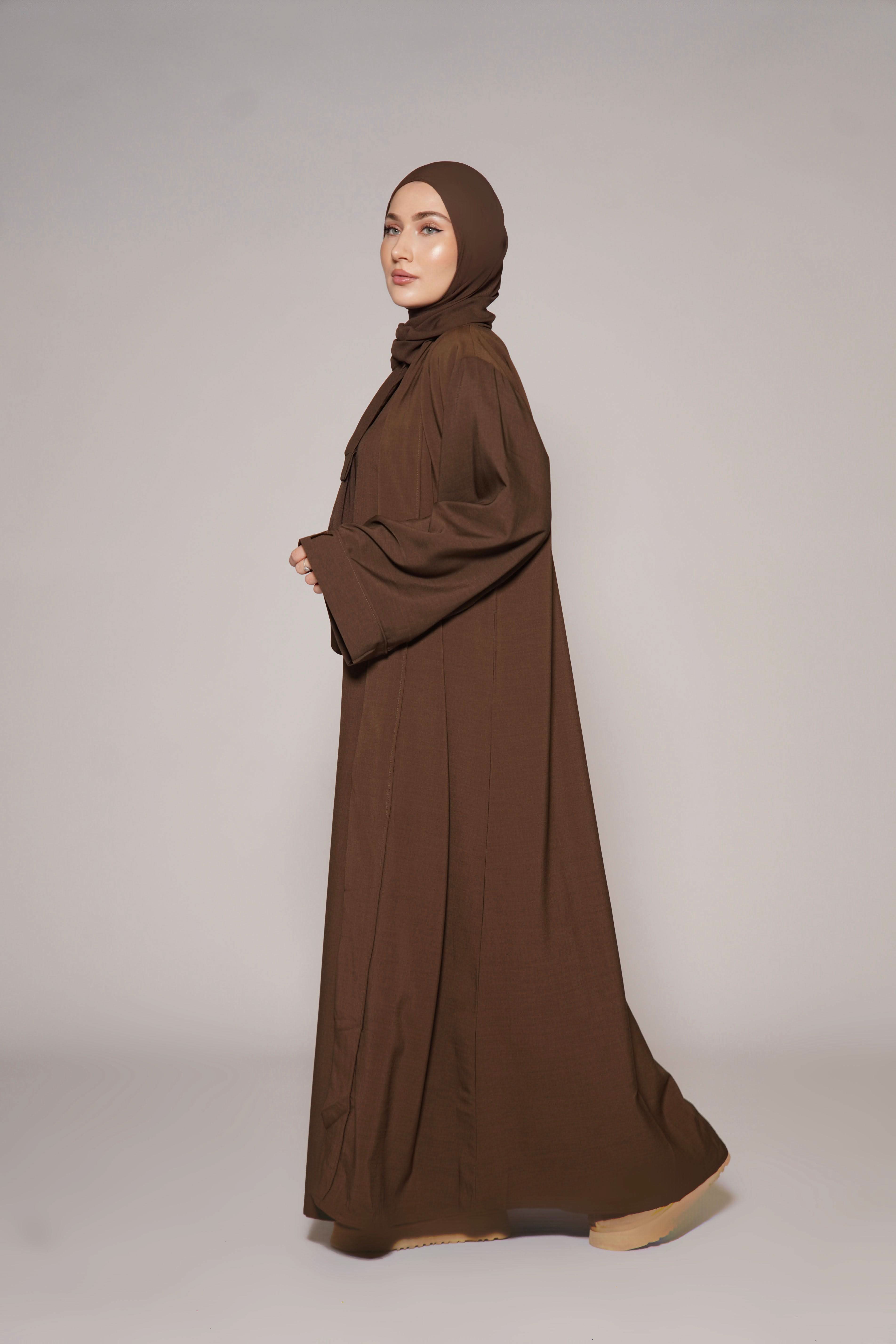 LY Linen Set - brown sugar - Losyana.Shop