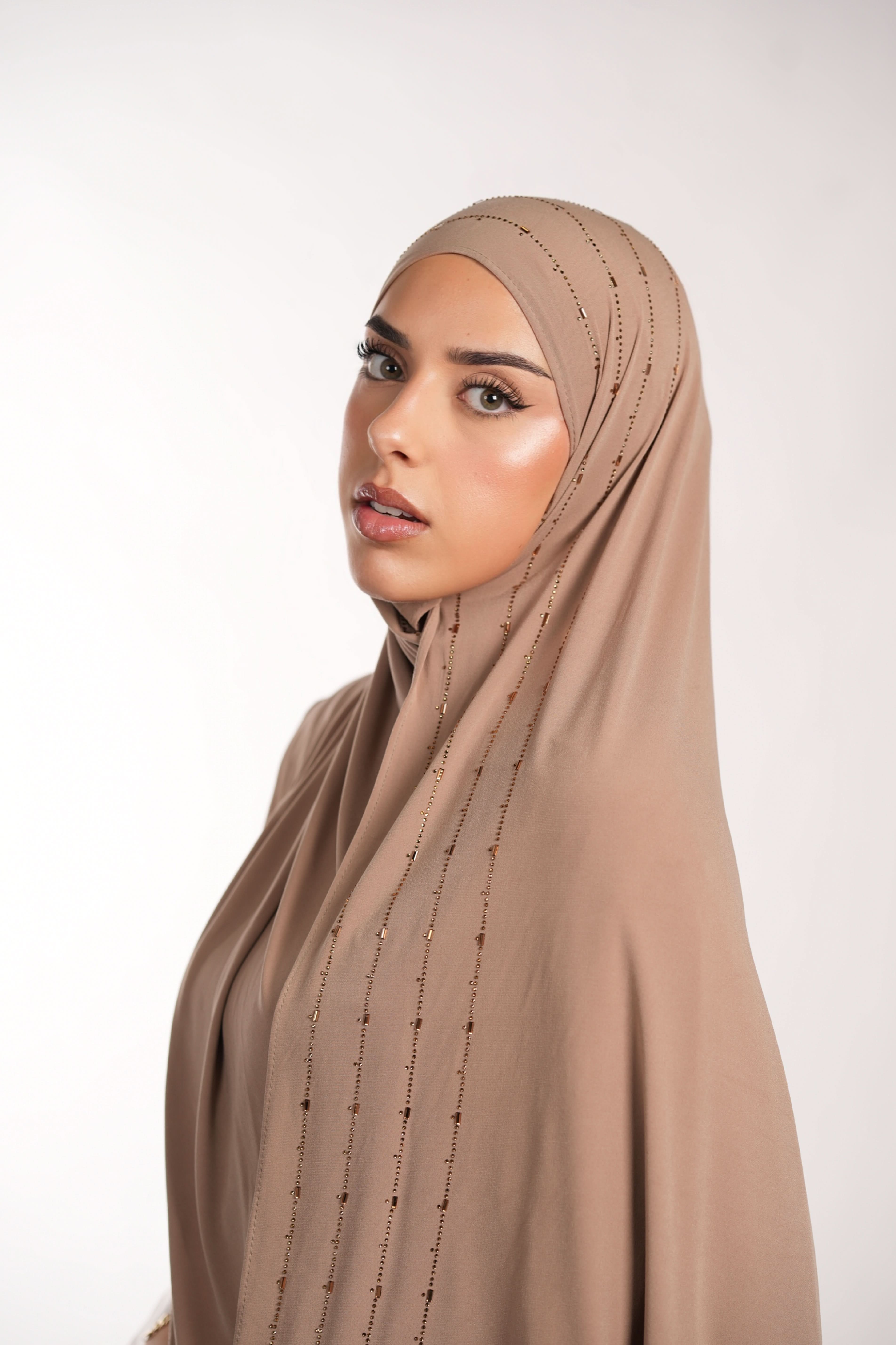 Premium Jersey Strass - sahara - Losyana.Shop