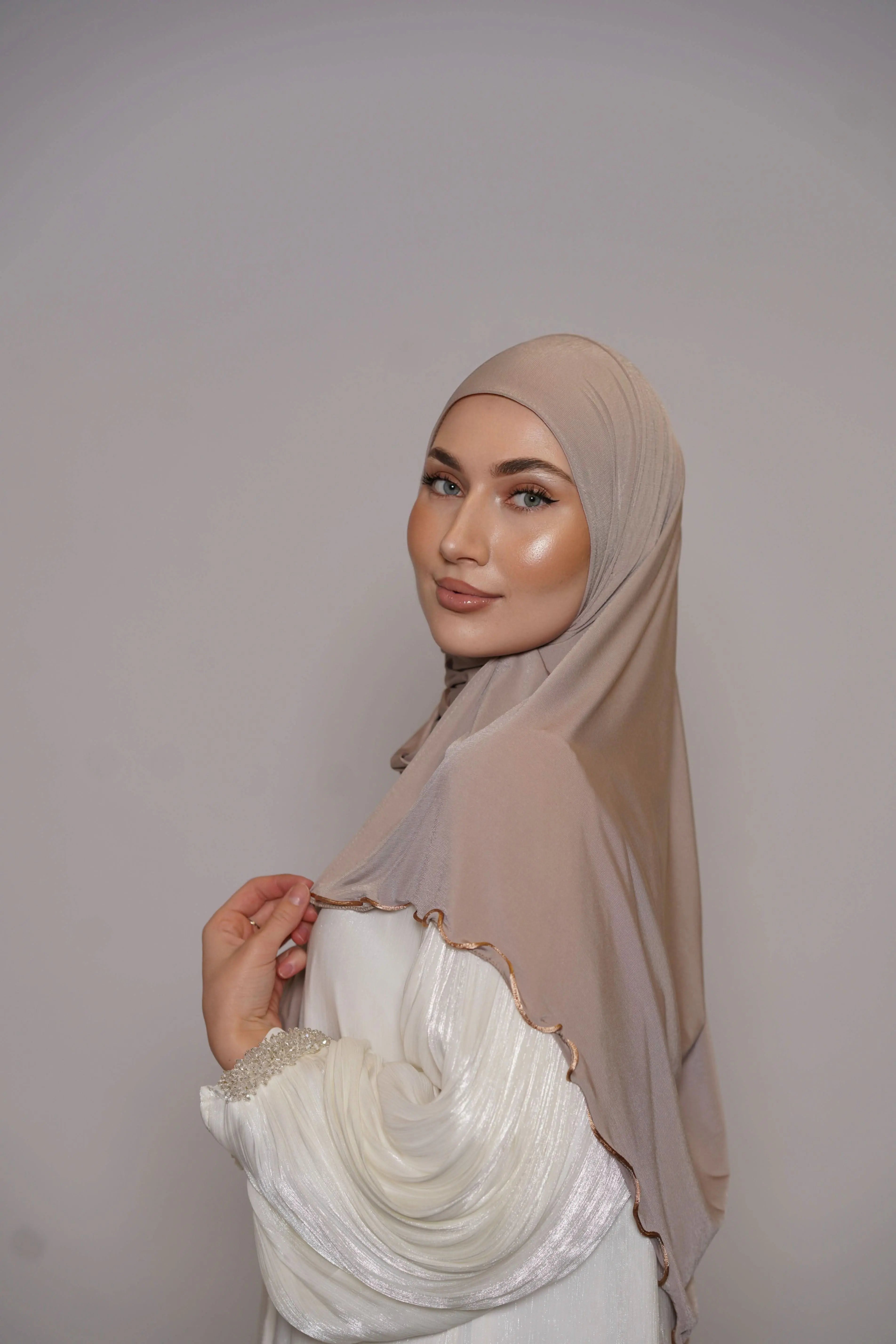 Premium Jersey Line - dark beige - Losyana.Shop