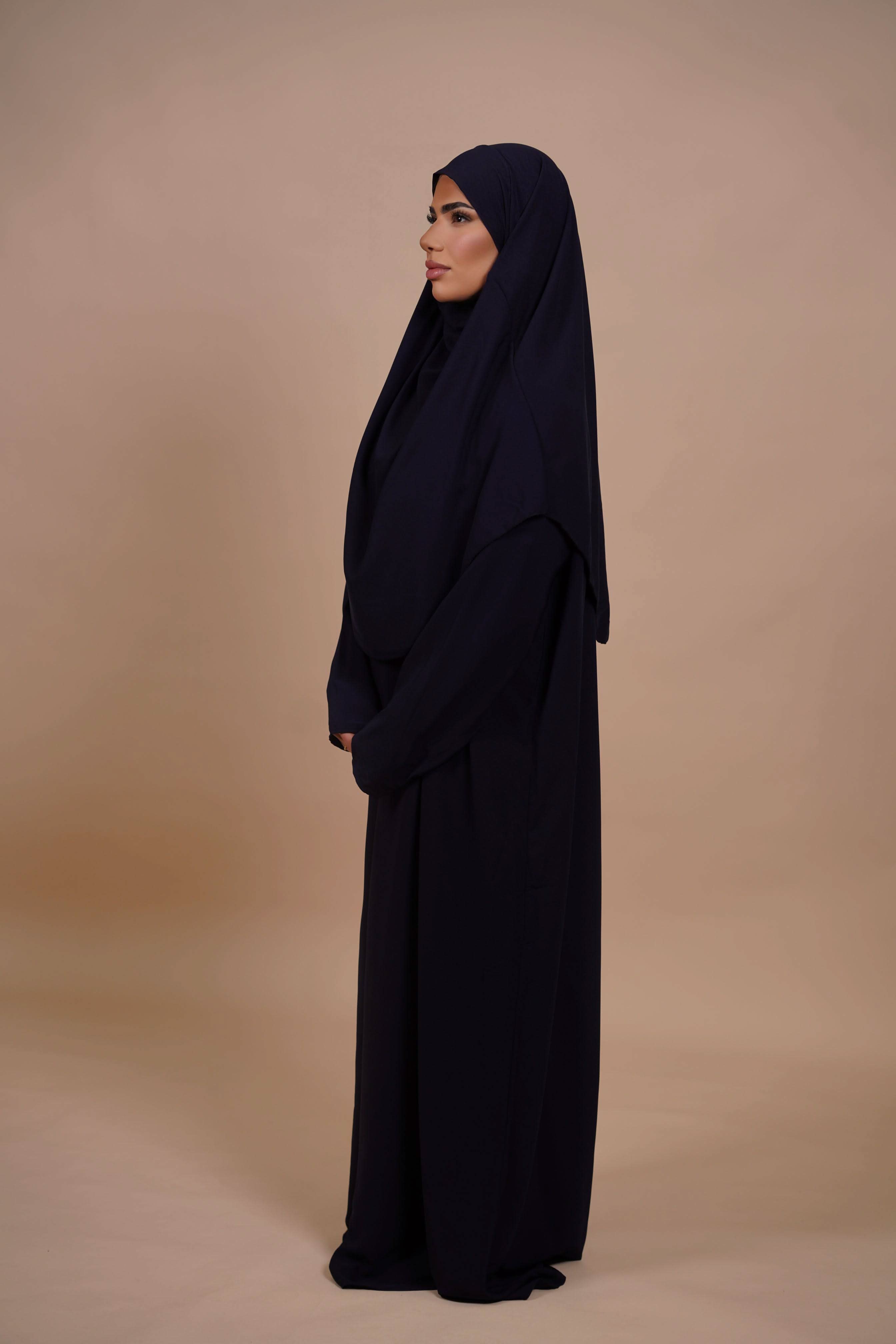 Gebetskleidung Medina Seide - Royal Blue - Losyana.Shop