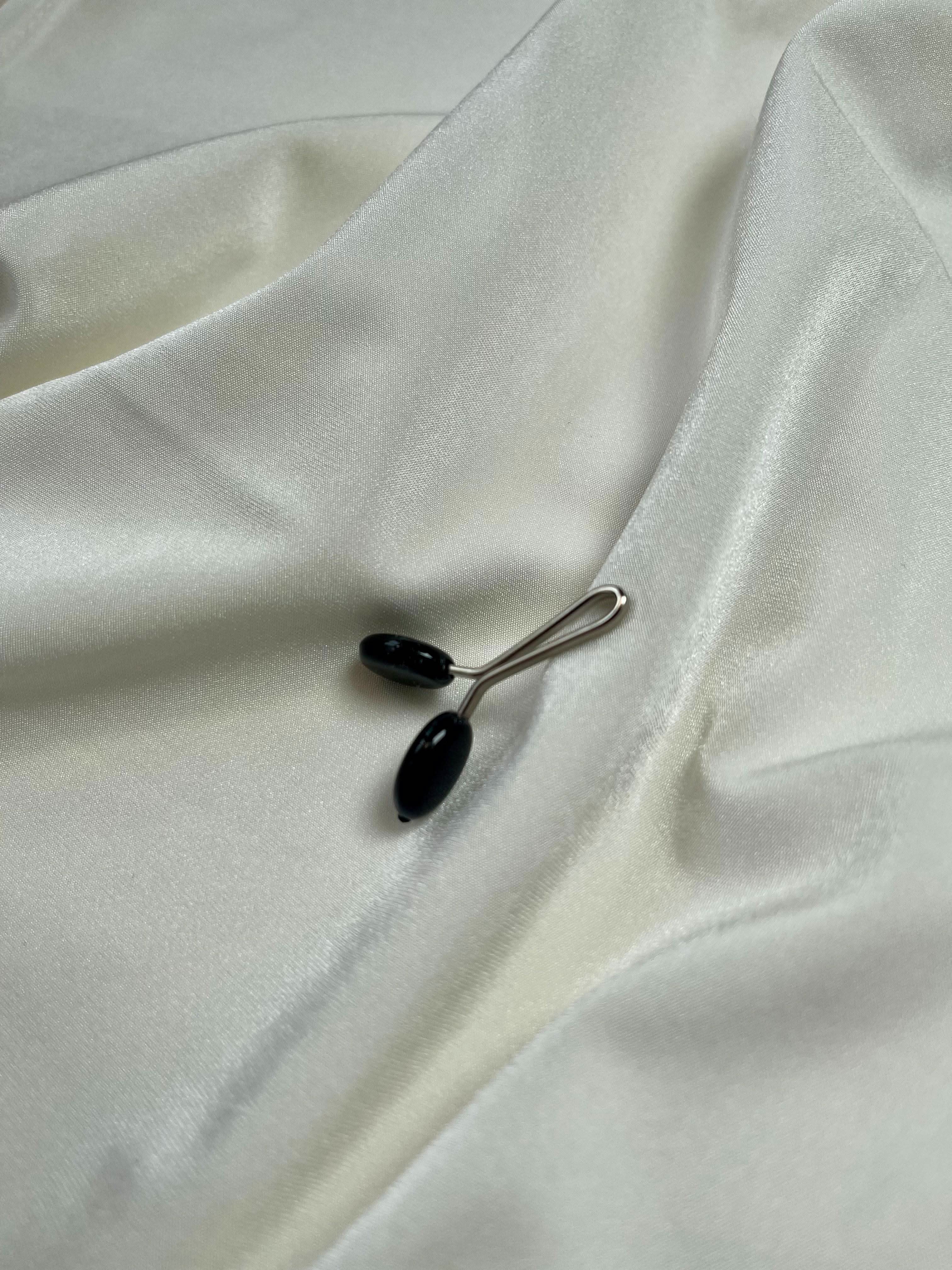 Hijab clip - black Oval - Losyana.Shop