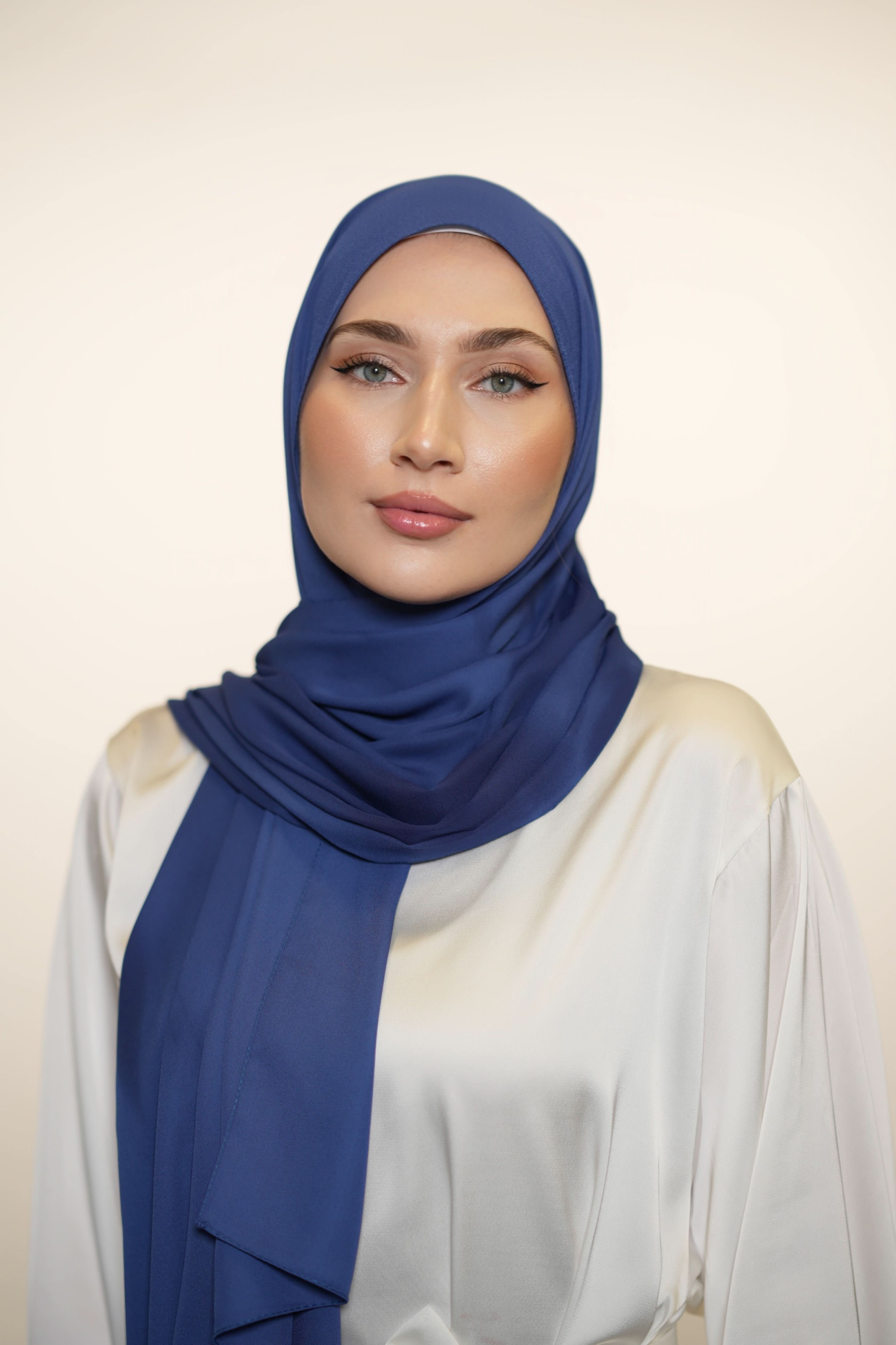 Crepe - dark blue - Losyana.Shop