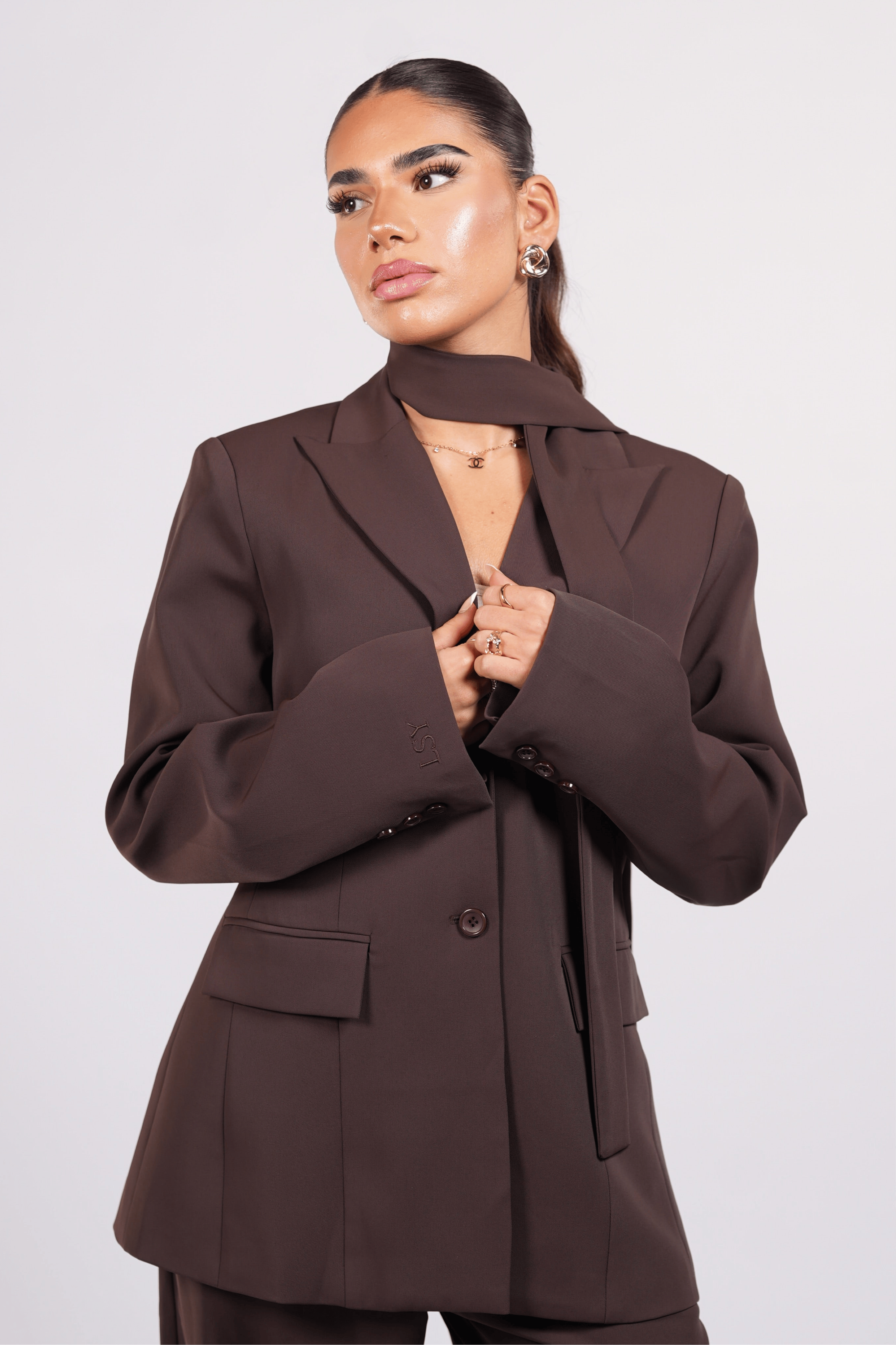 the palais blazer - espresso - Losyana.Shop