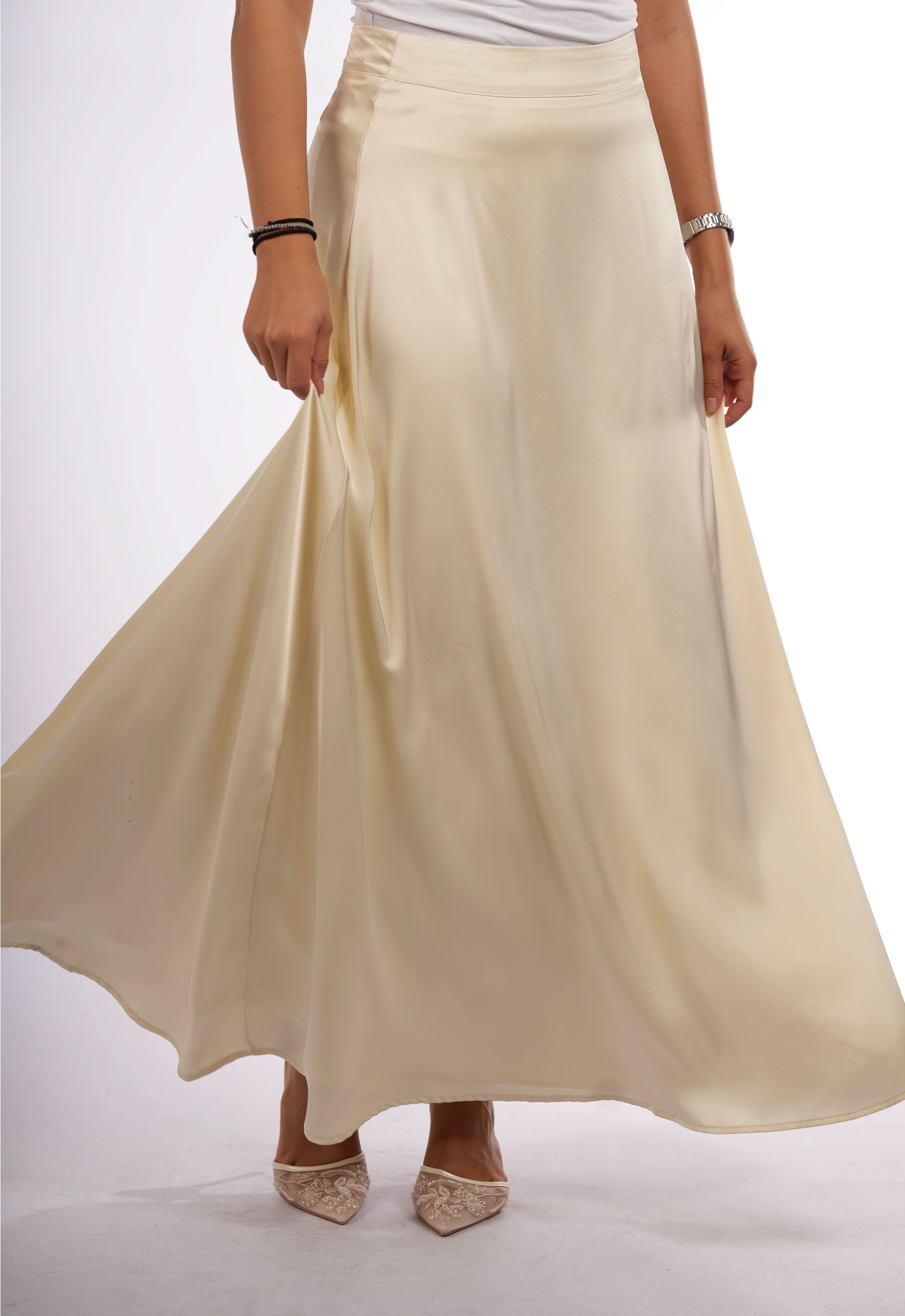 satin poésie - butter yellow - Losyana.Shop