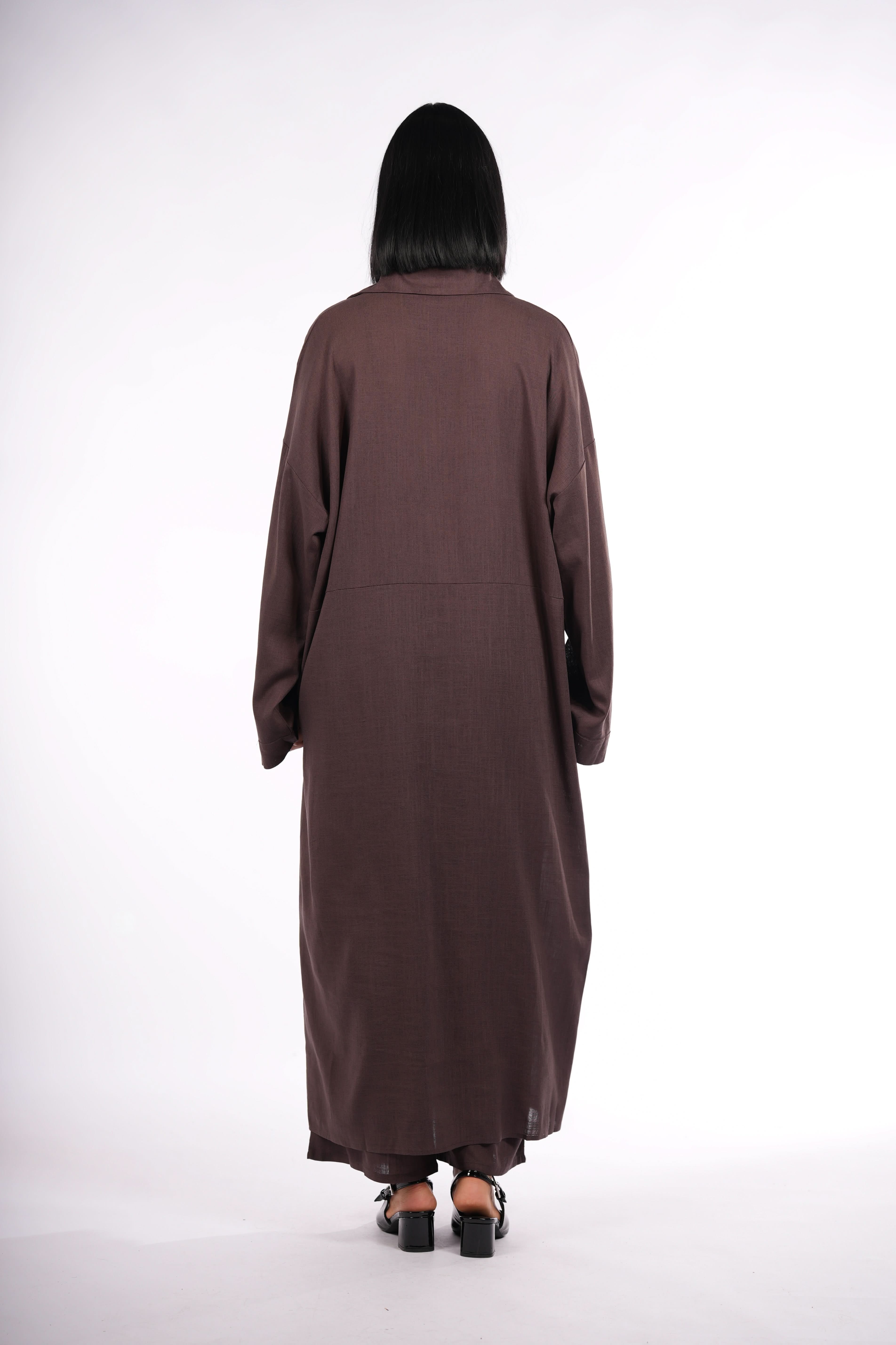 PALMA LINEN SET - ESPRESSO - Losyana.Shop