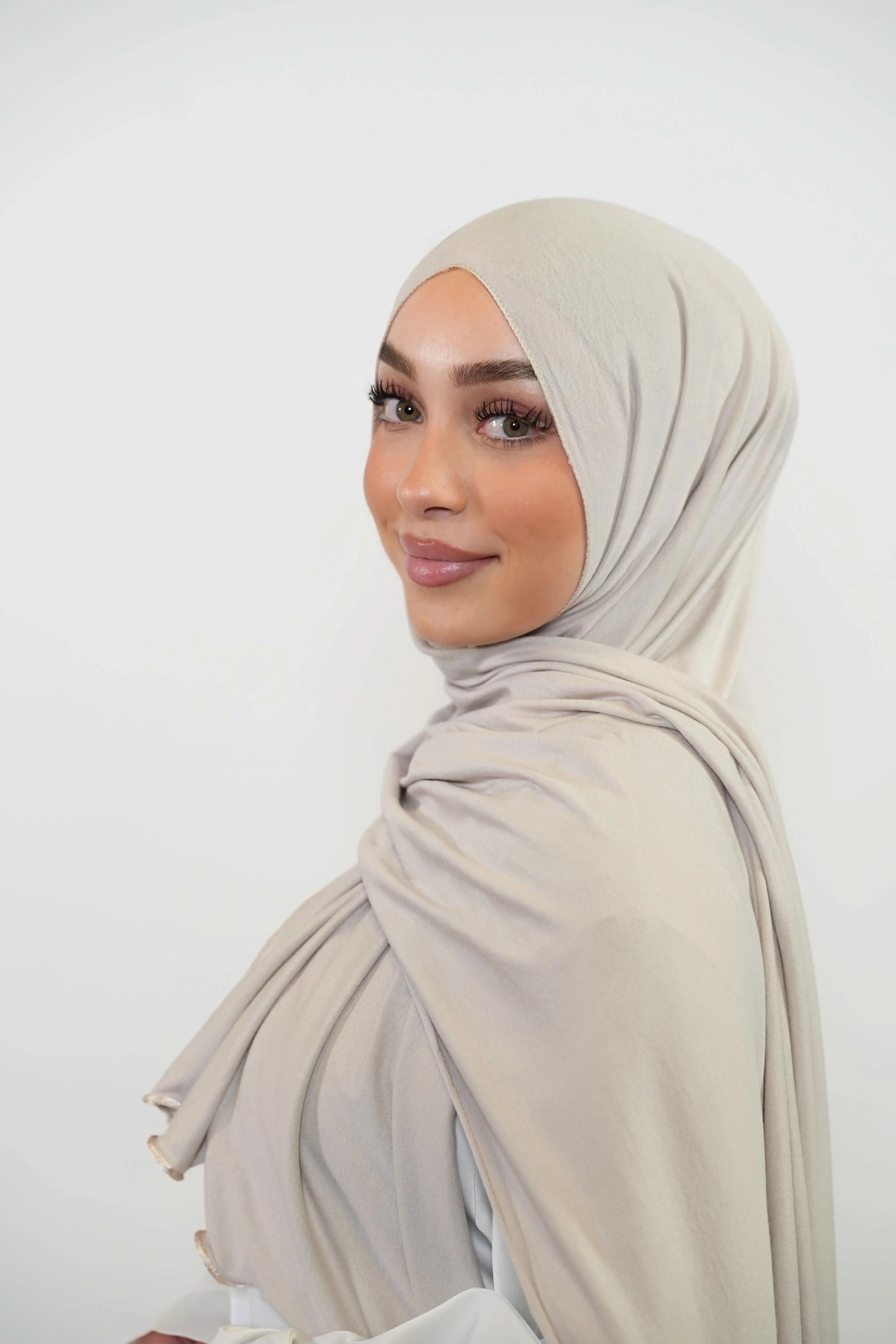 Jersey Line - ashy beige - Losyana.Shop