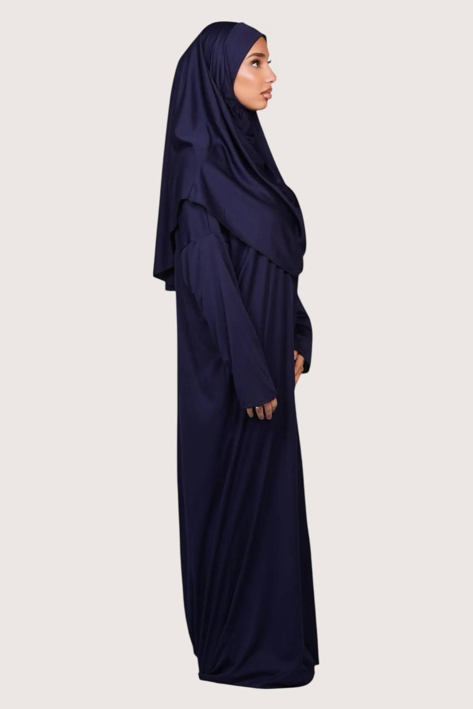 prayer dress jersey - navy Losyana.Shop