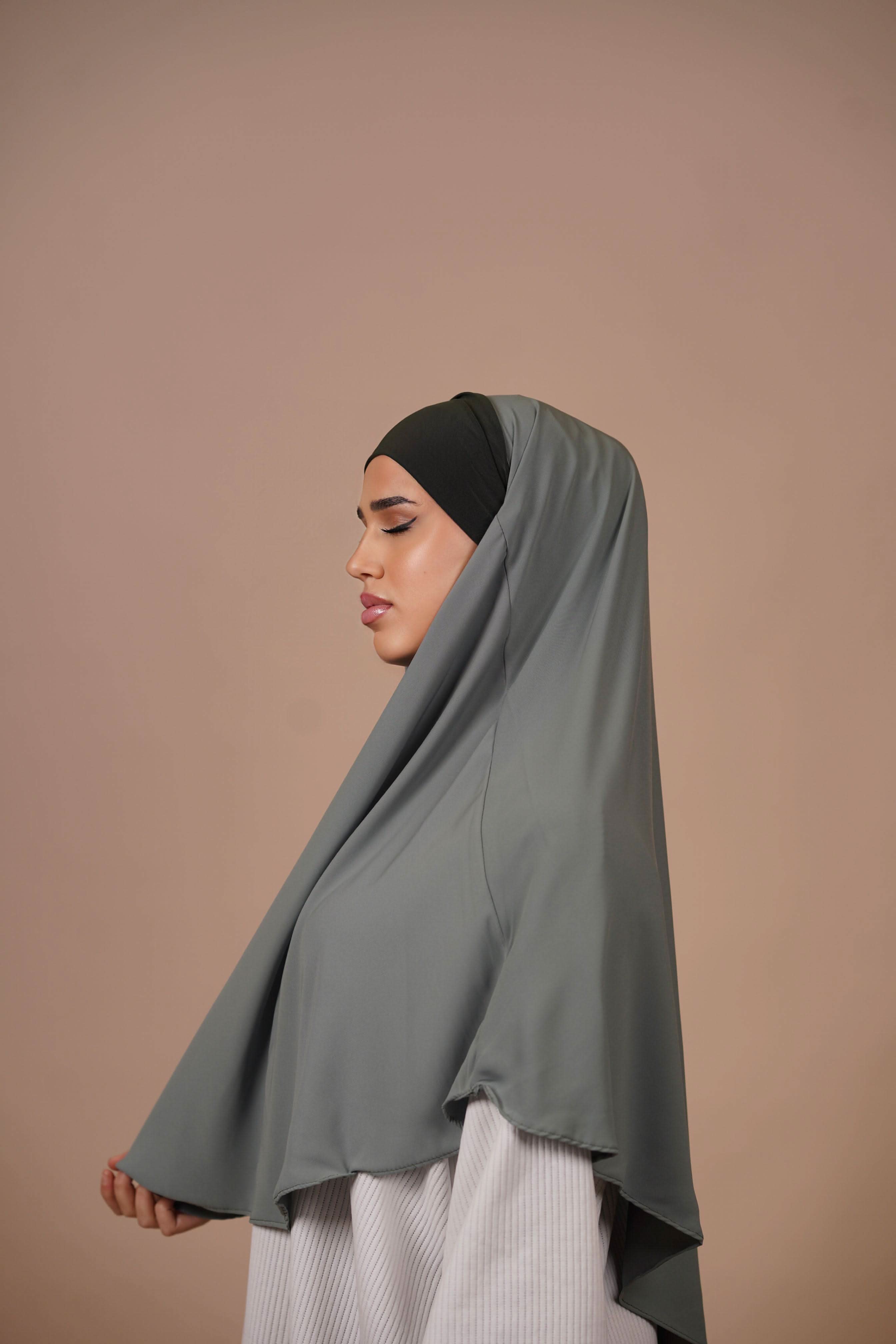 Short Khimar - forest - Losyana.Shop