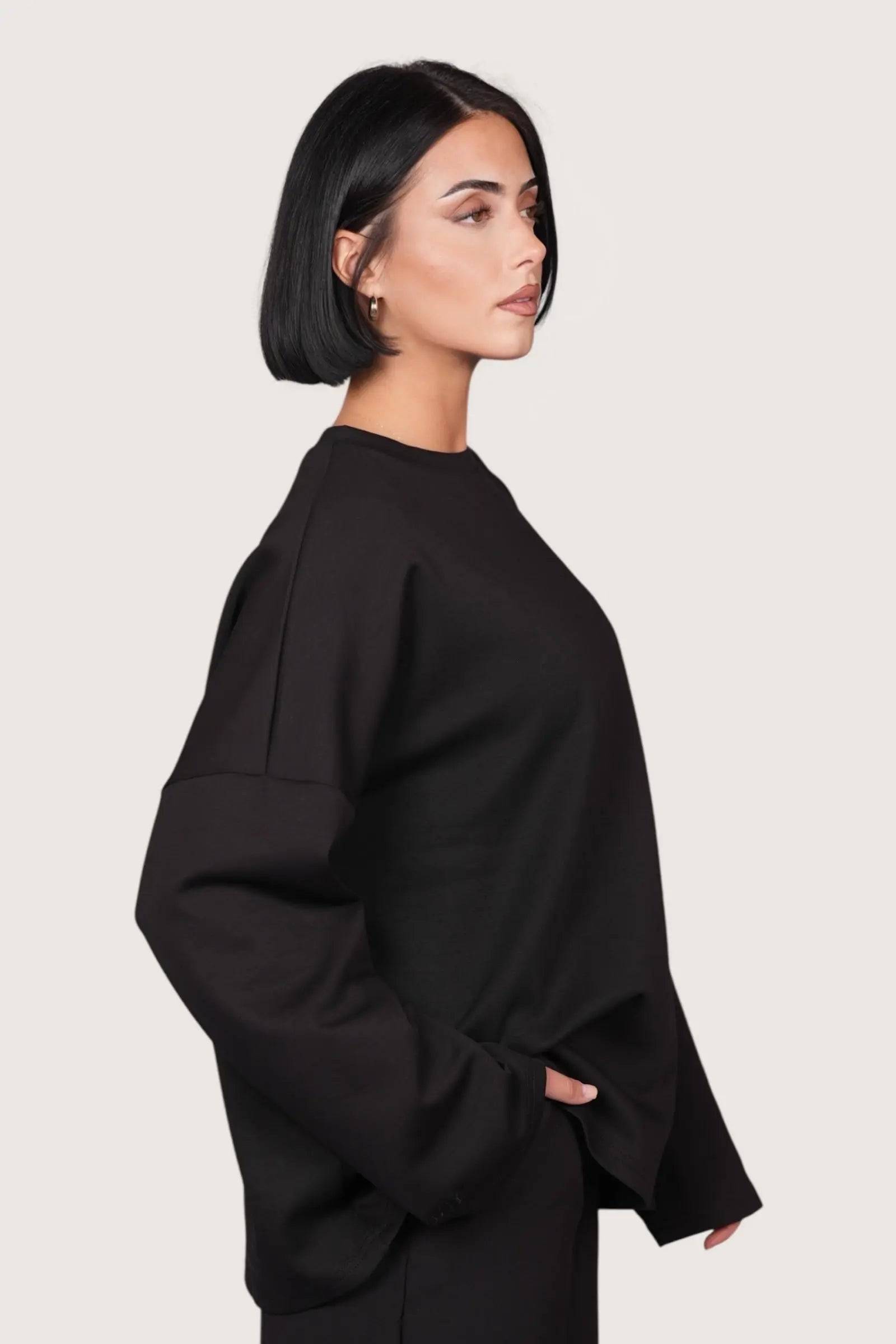 LSY longsleeve - black - Losyana.Shop