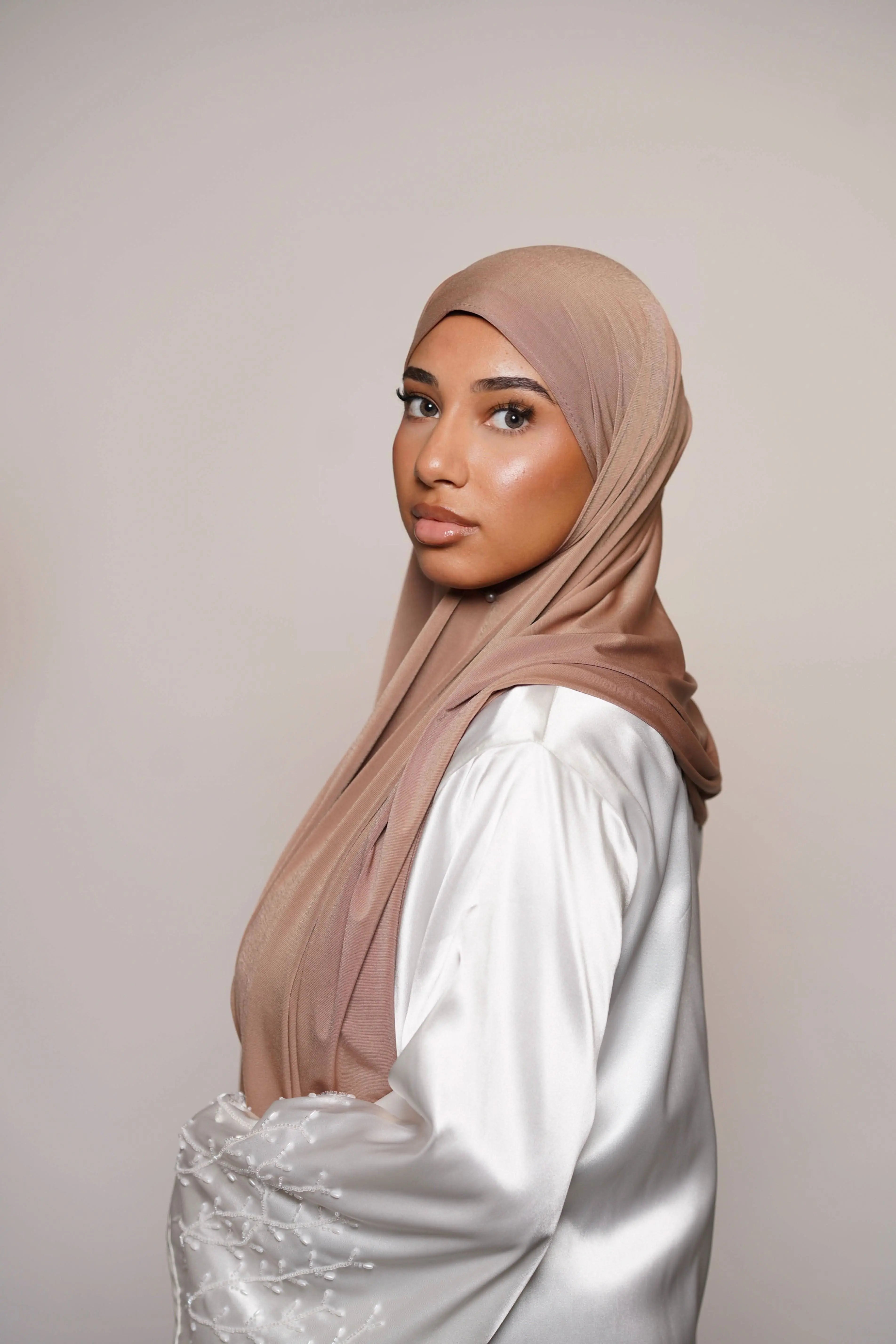 Satin Premium Jersey - sand - Losyana.Shop