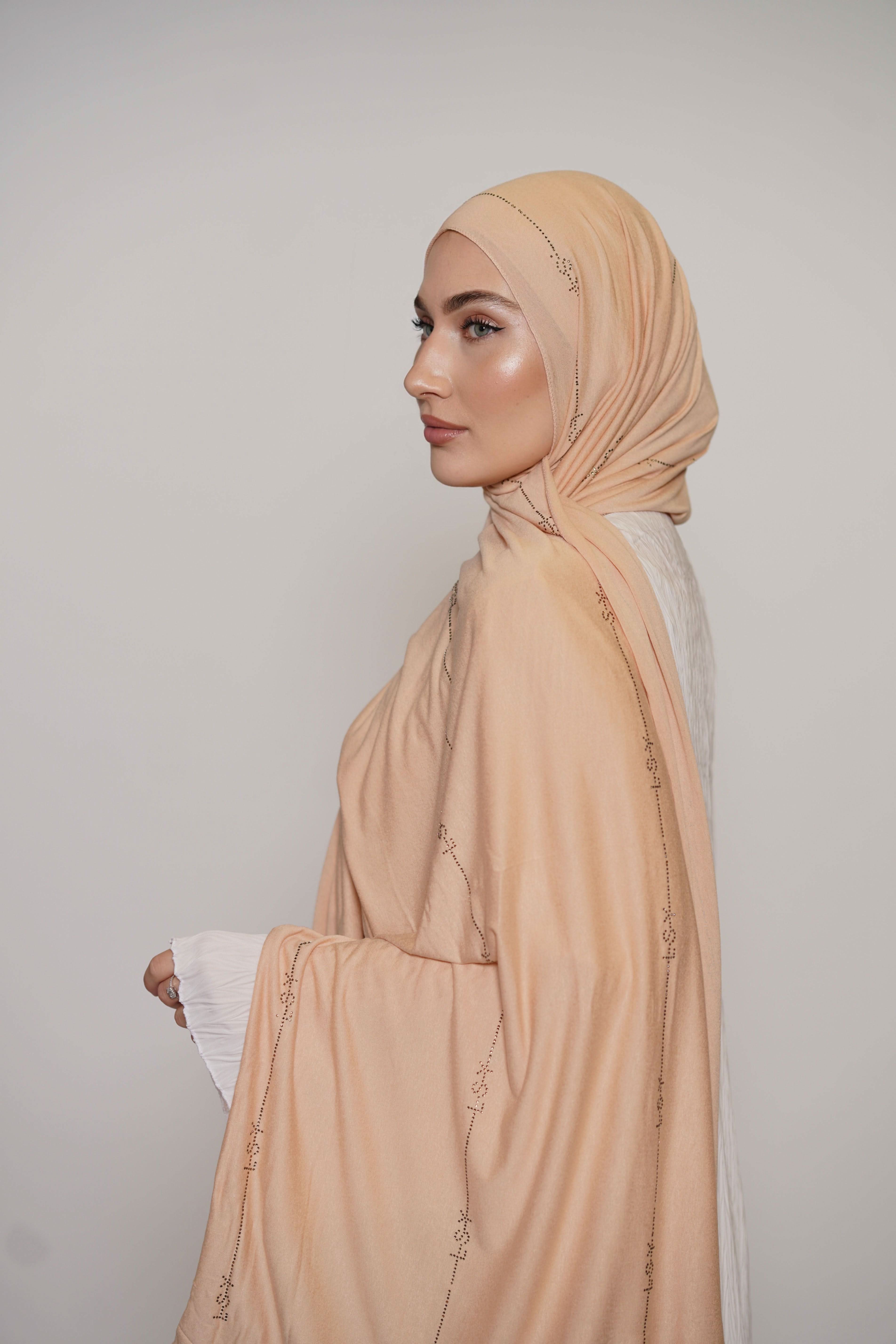 LSY Diamond Jersey - light apricot - Losyana.Shop