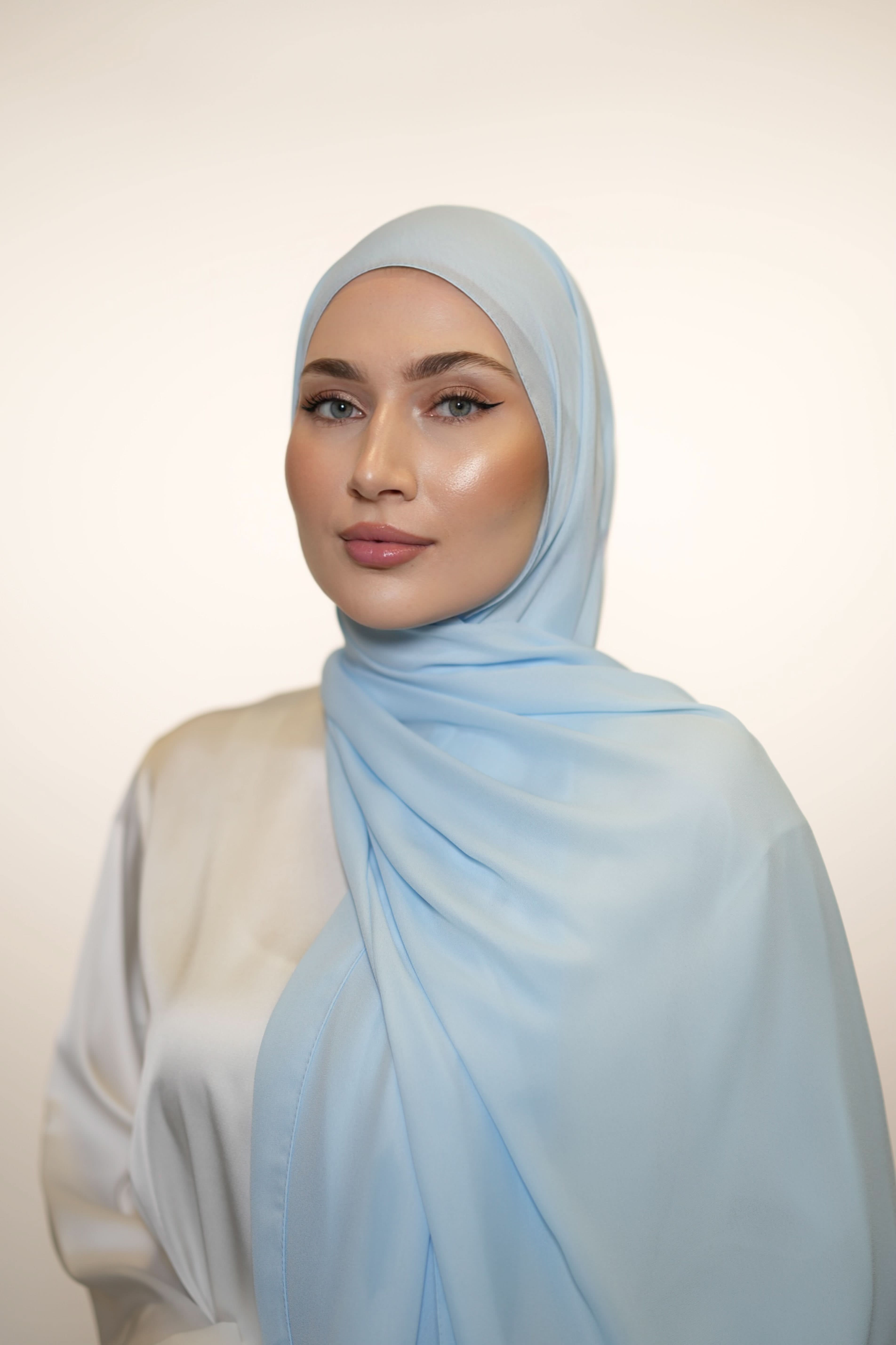 Crepe - light blue - Losyana.Shop
