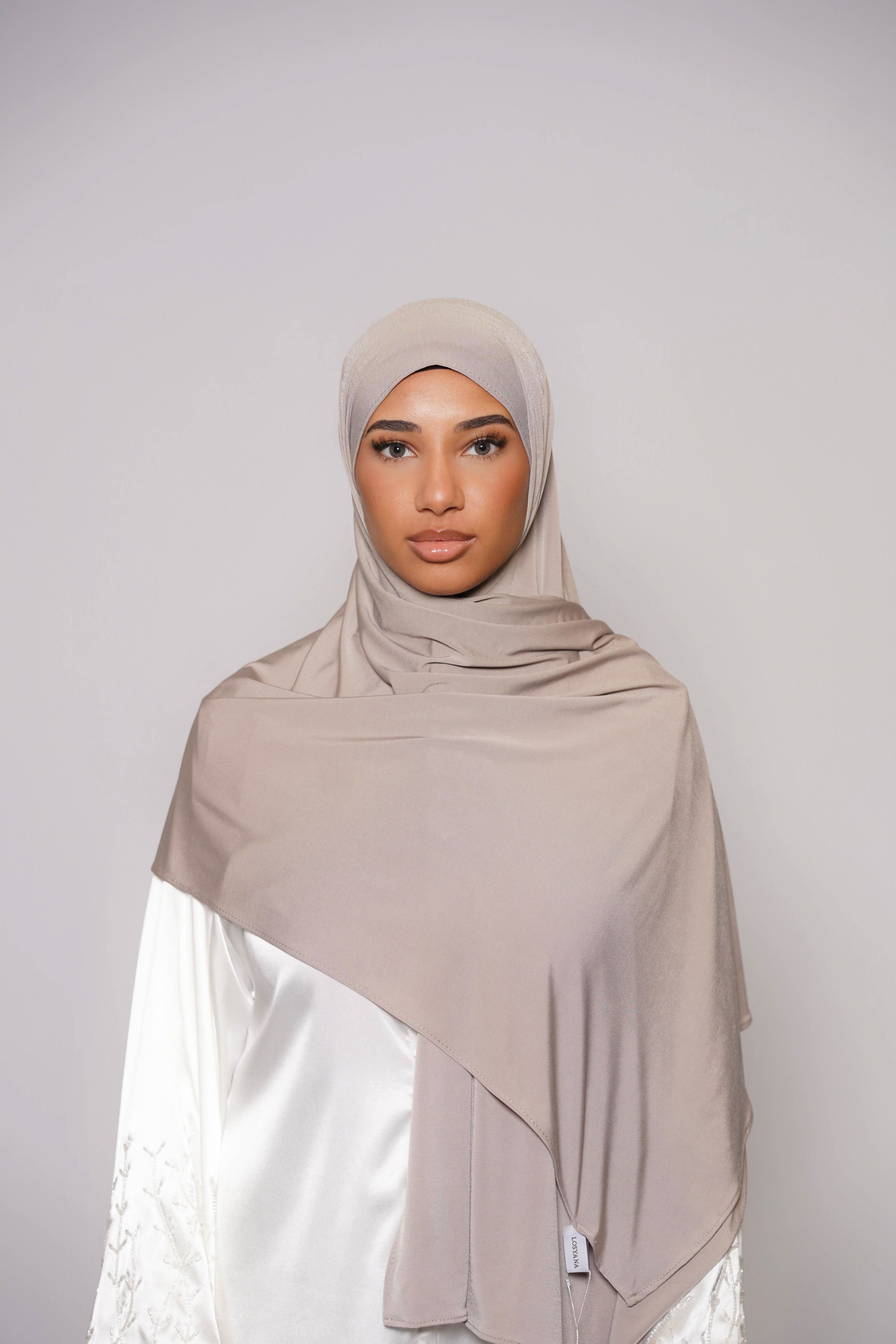 Satin Premium Jersey - ashy beige - Losyana.Shop