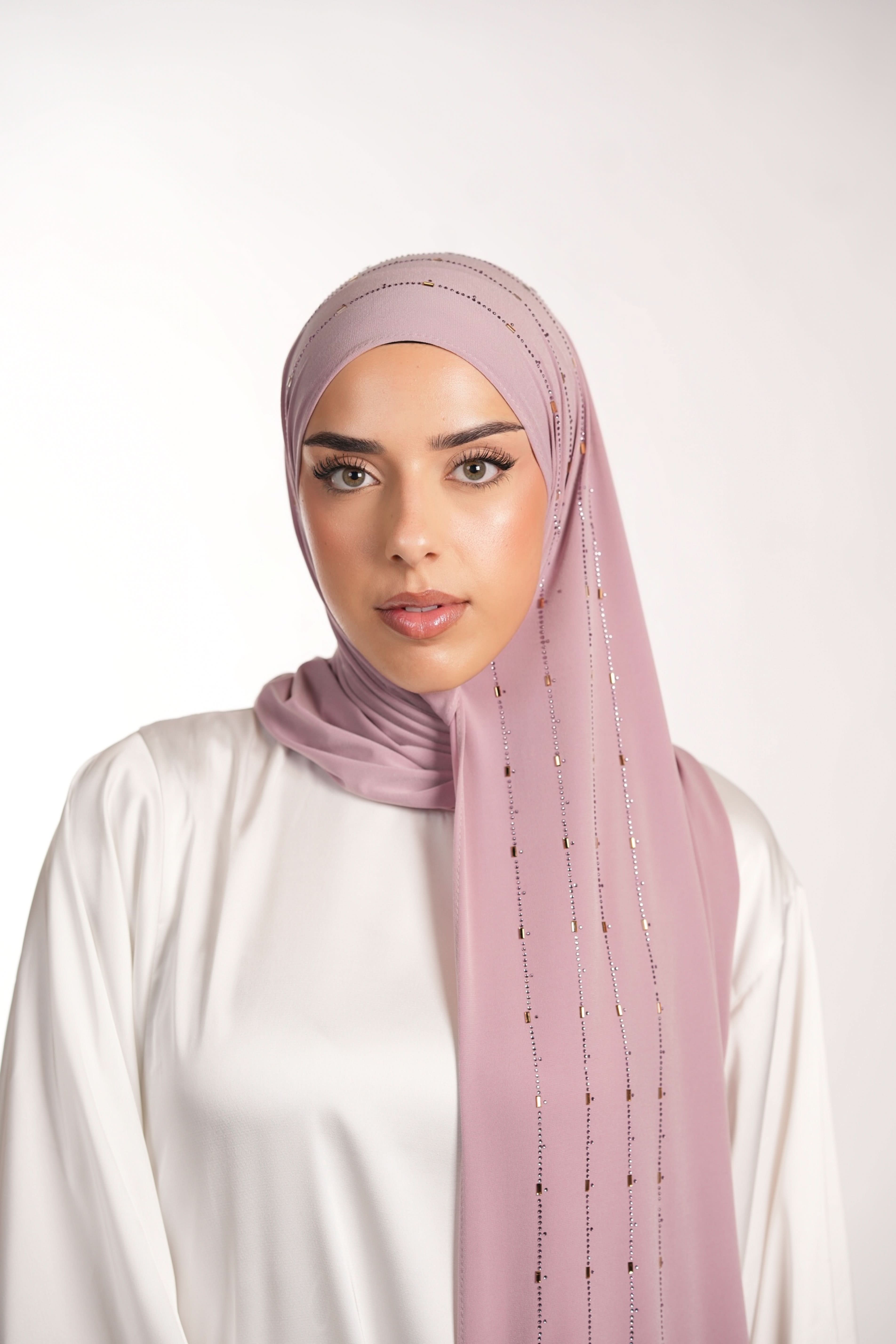 Premium Jersey Strass - rose - Losyana.Shop