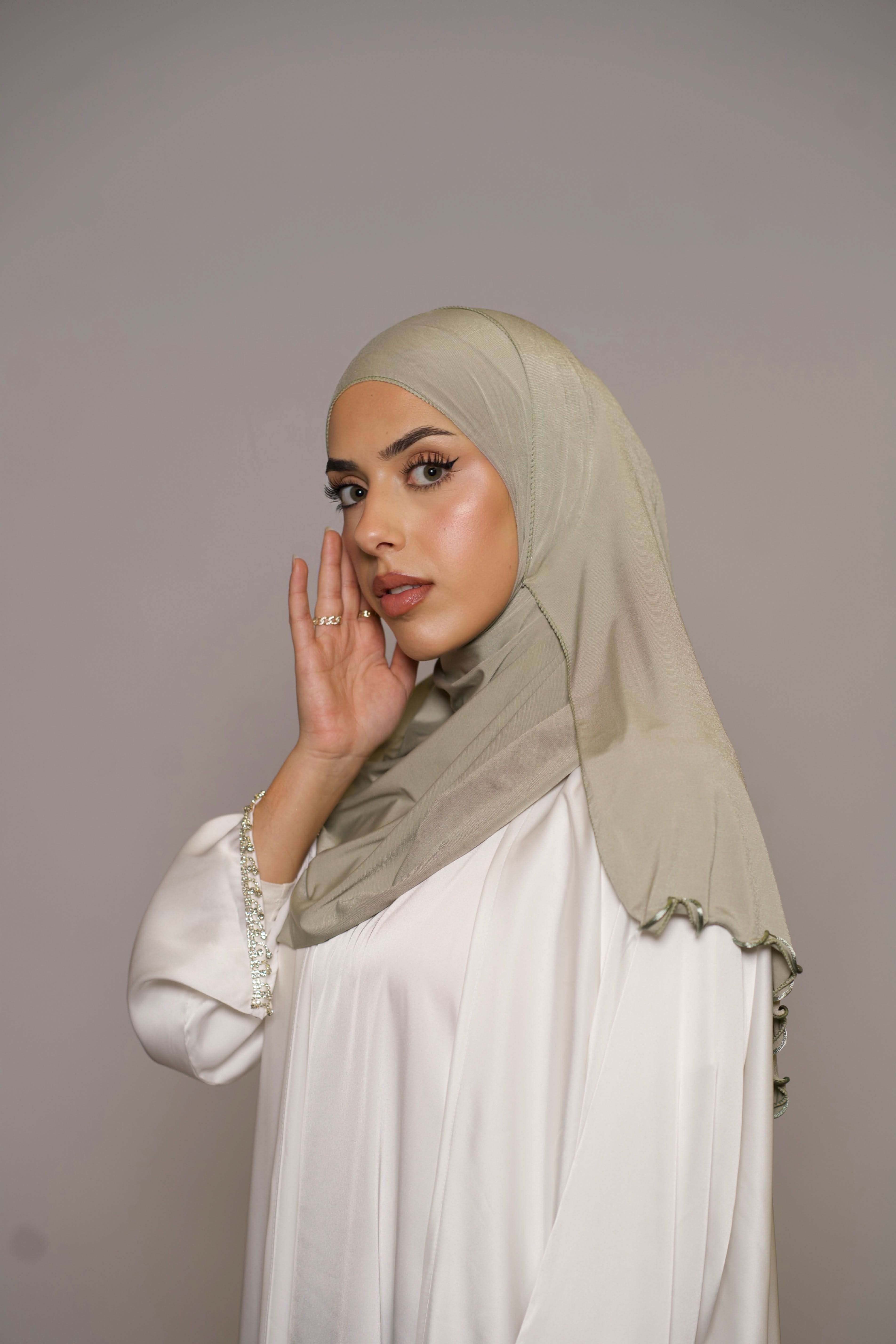 Premium jersey line - pistachio - Losyana.Shop