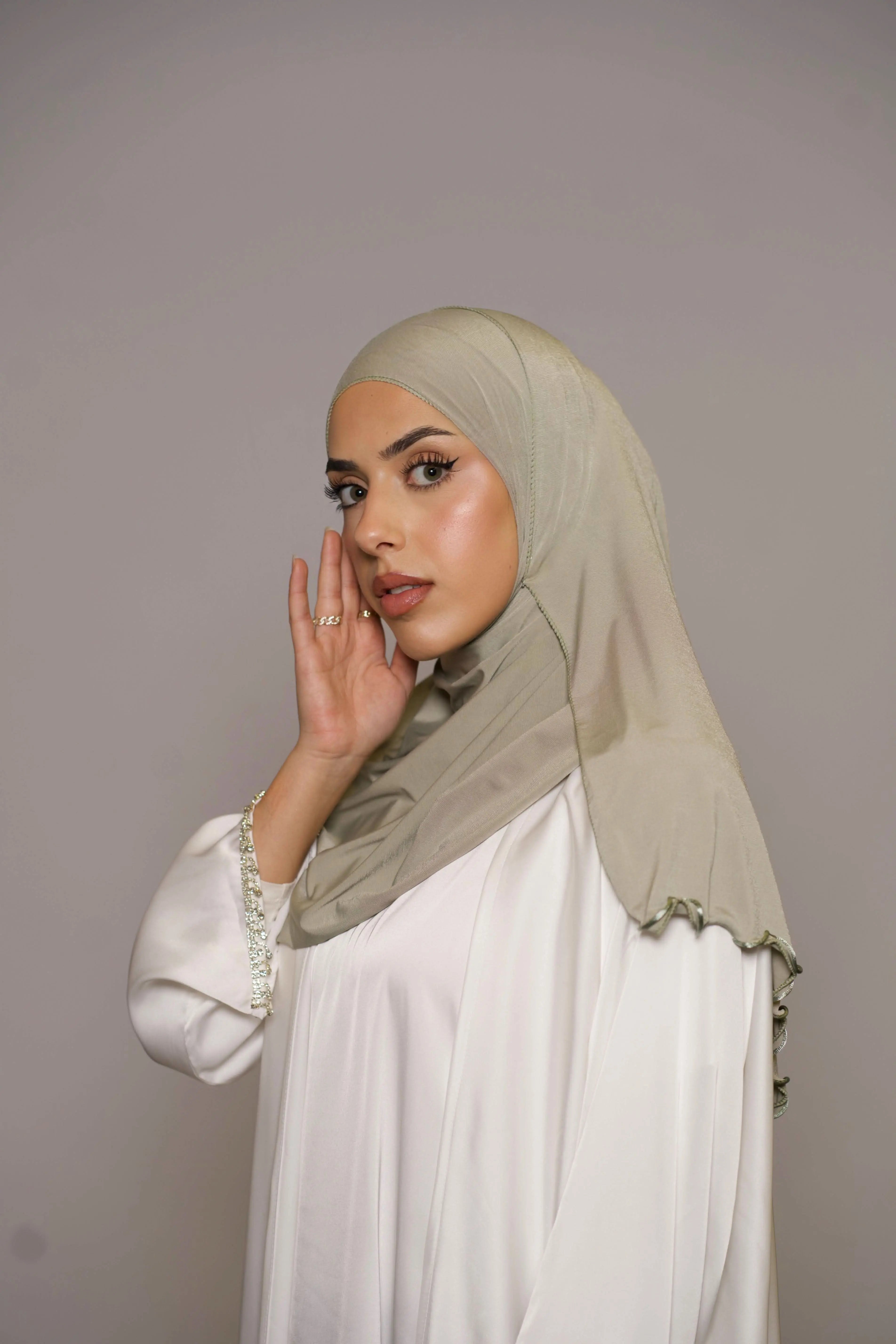 Premium jersey line - pistachio - Losyana.Shop