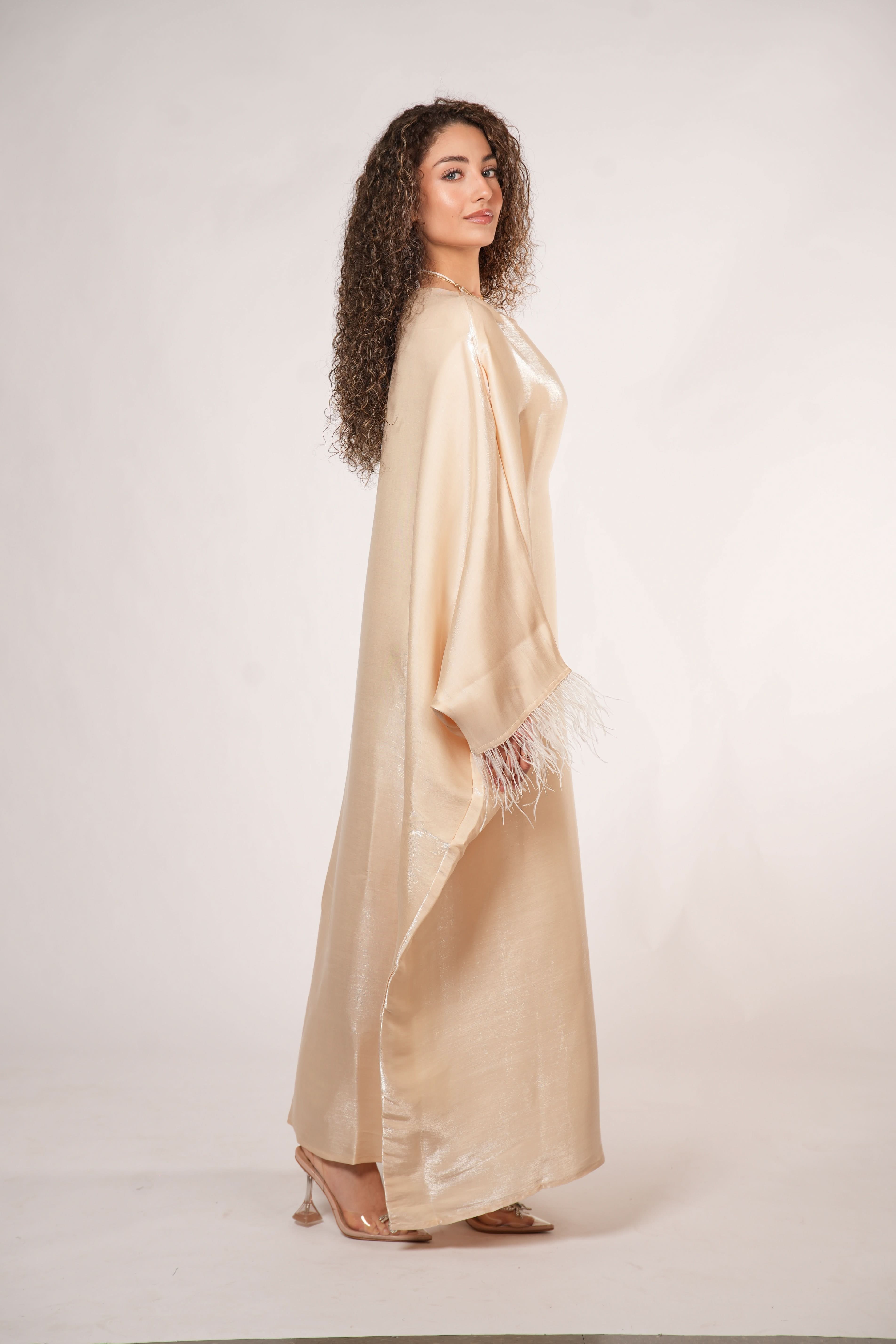 Farasha abaya - beige - Losyana.Shop
