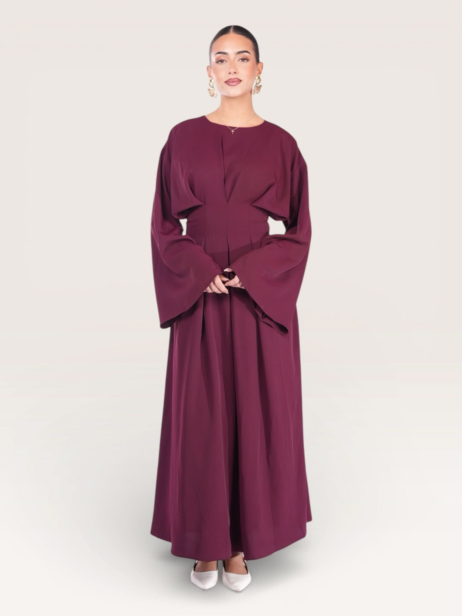 the corset dress - bordeaux - Losyana.Shop