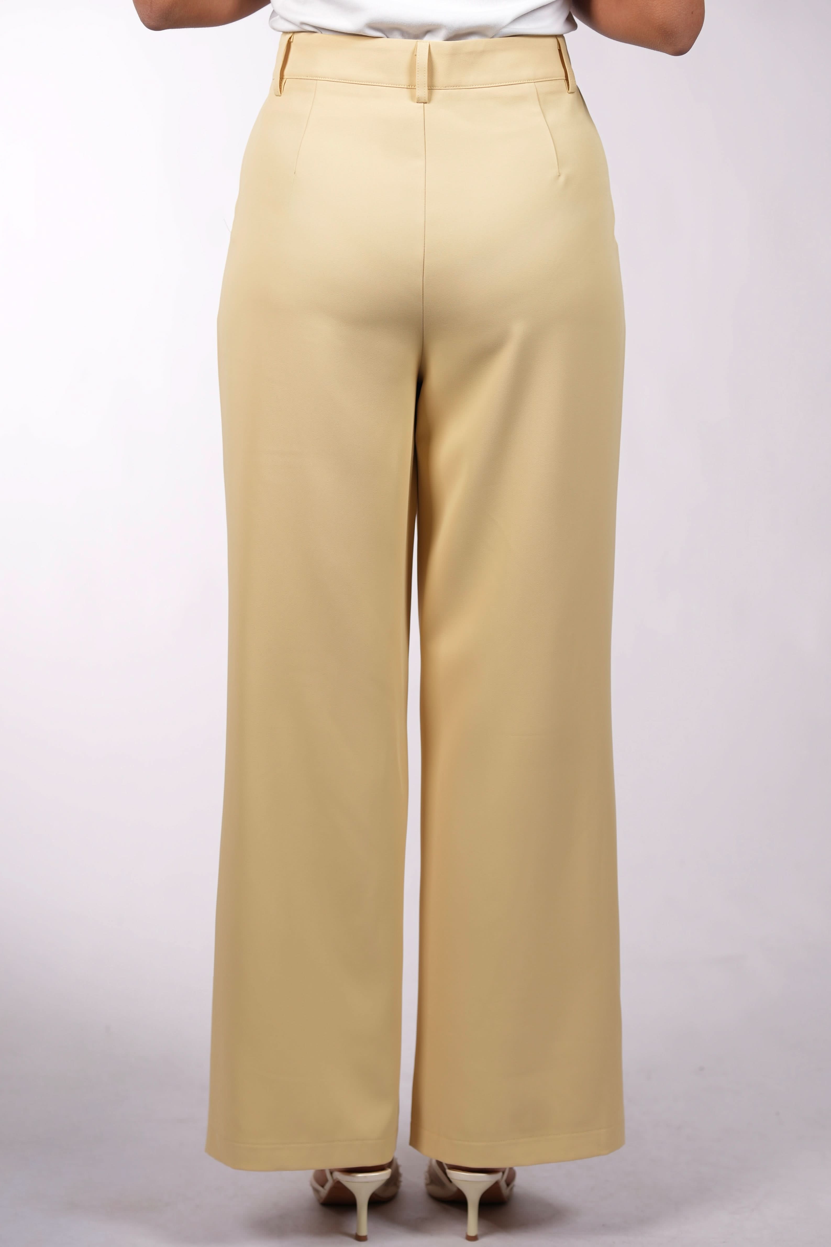 the palais pants - butter yellow