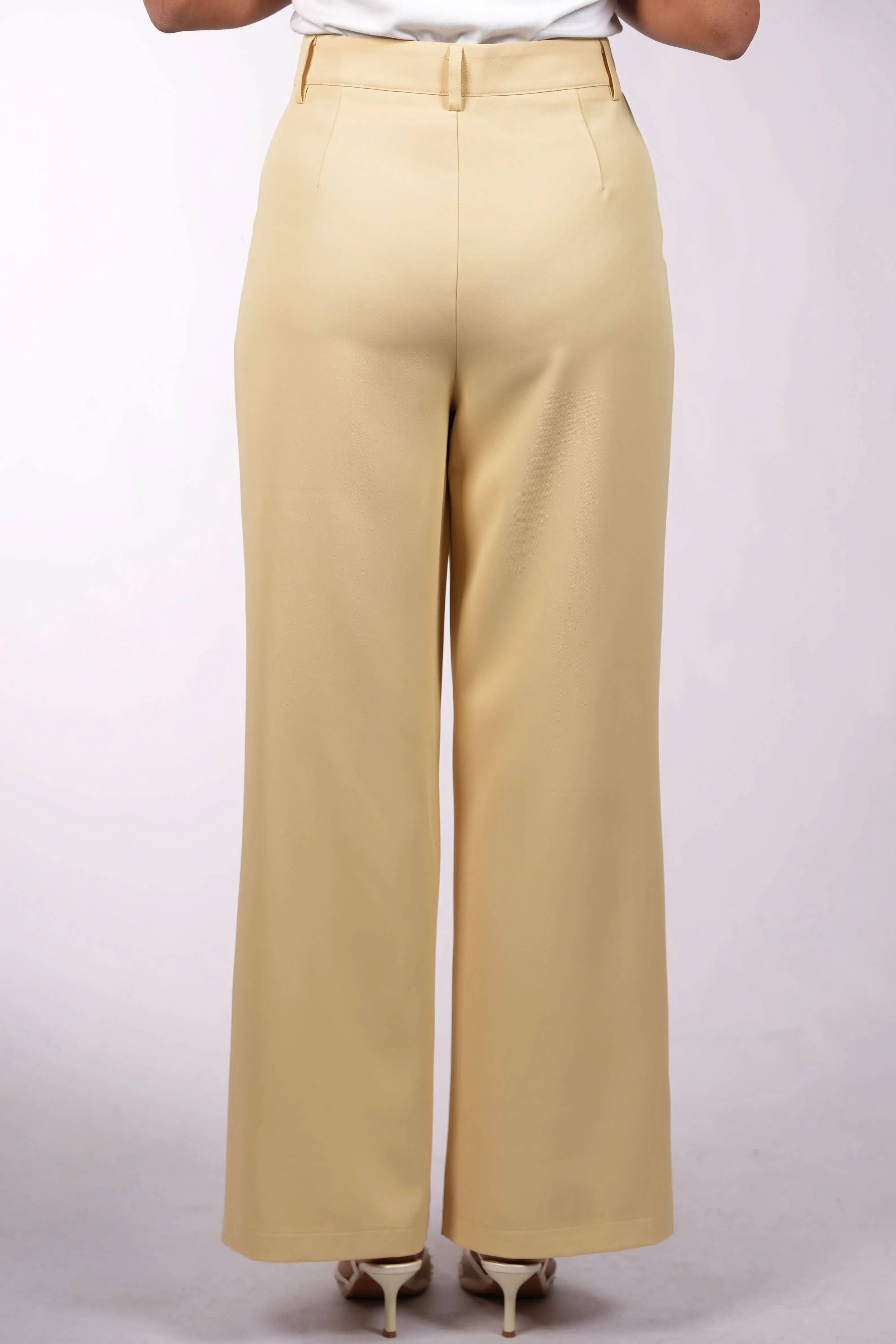 the palais pants - butter yellow Losyana.Shop