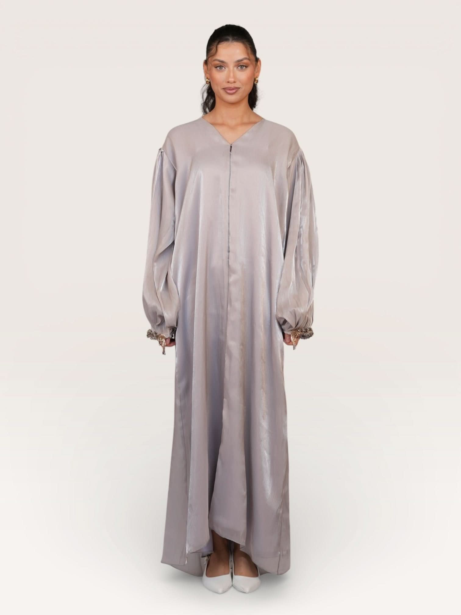 glamour abaya - lavender