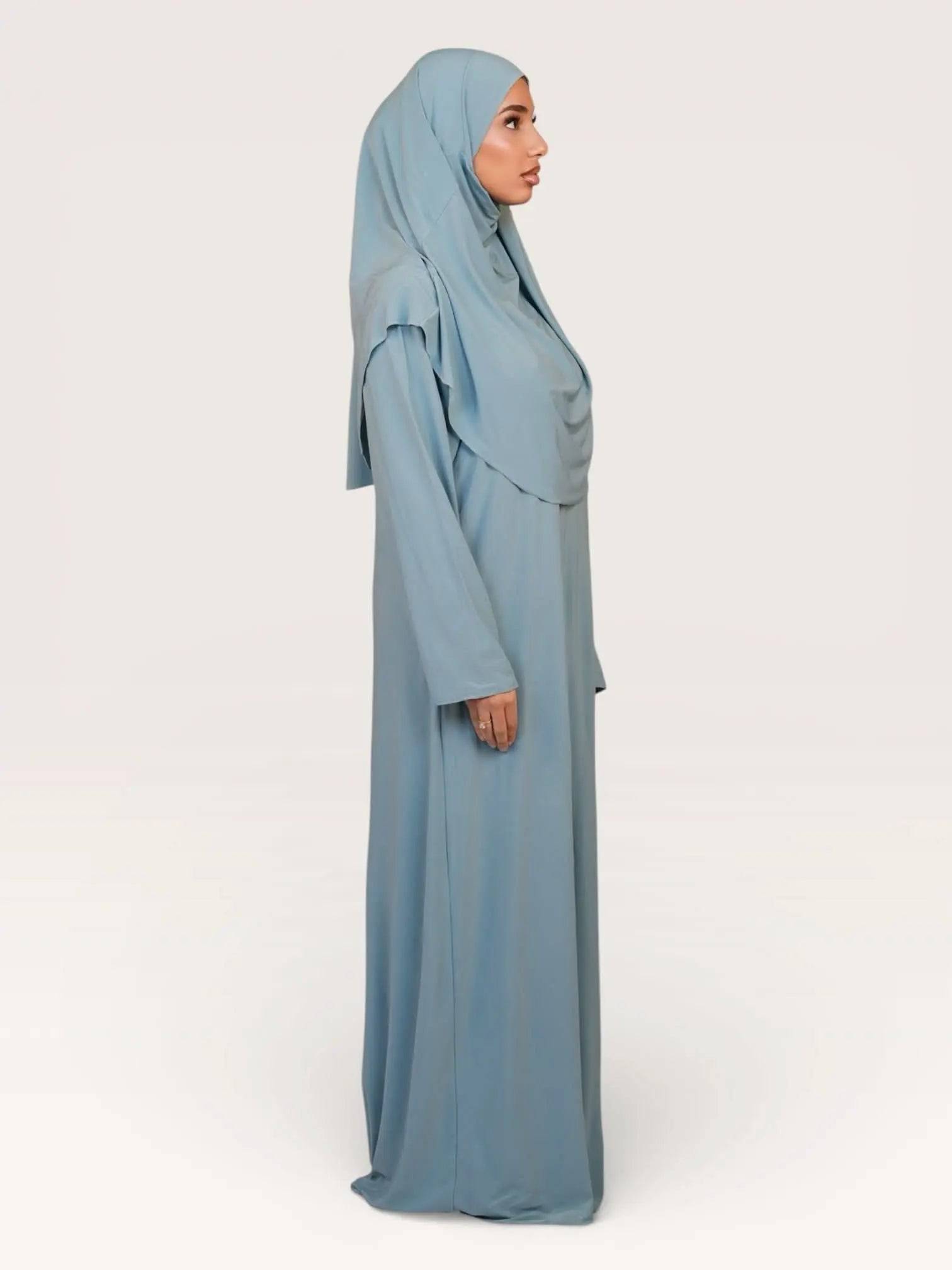 prayer dress premium jersey - turquoise Losyana.Shop