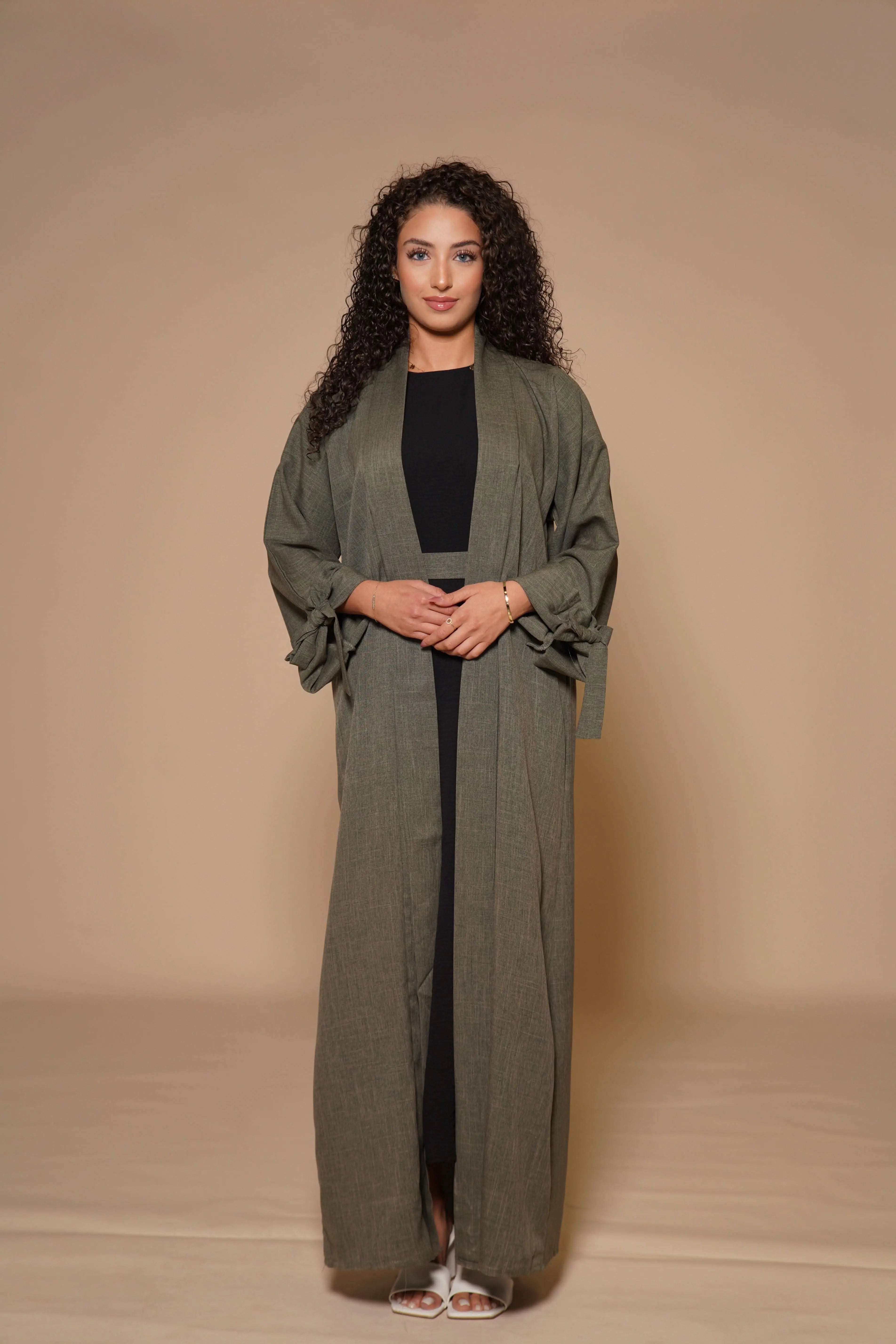 Linen Set- Khaki Green - Losyana.Shop