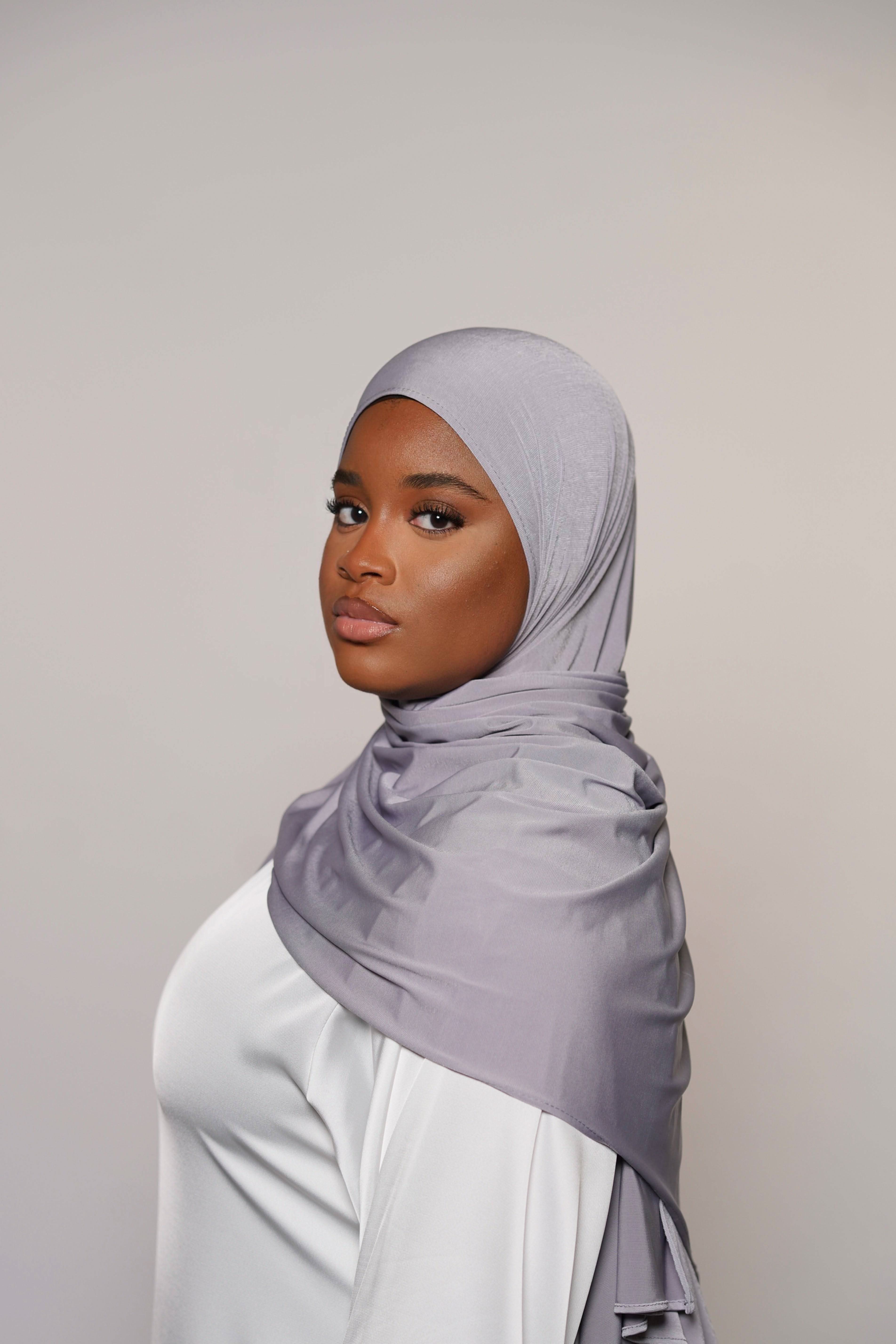 Satin Premium Jersey - silver - Losyana.Shop