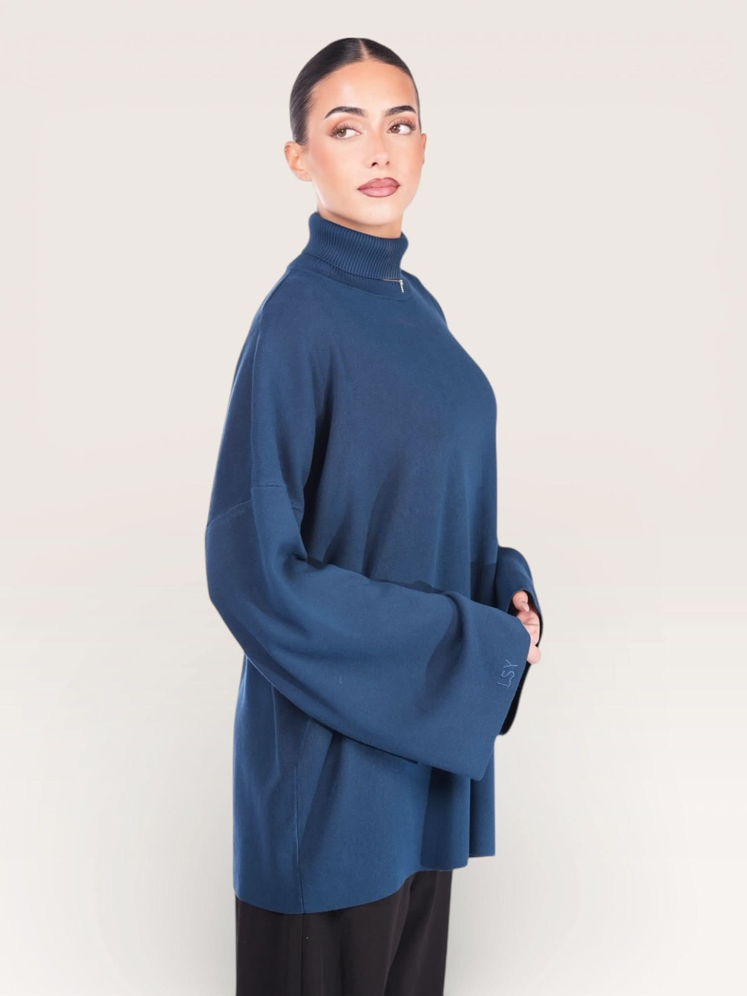 luxury knit - teal - Losyana.Shop