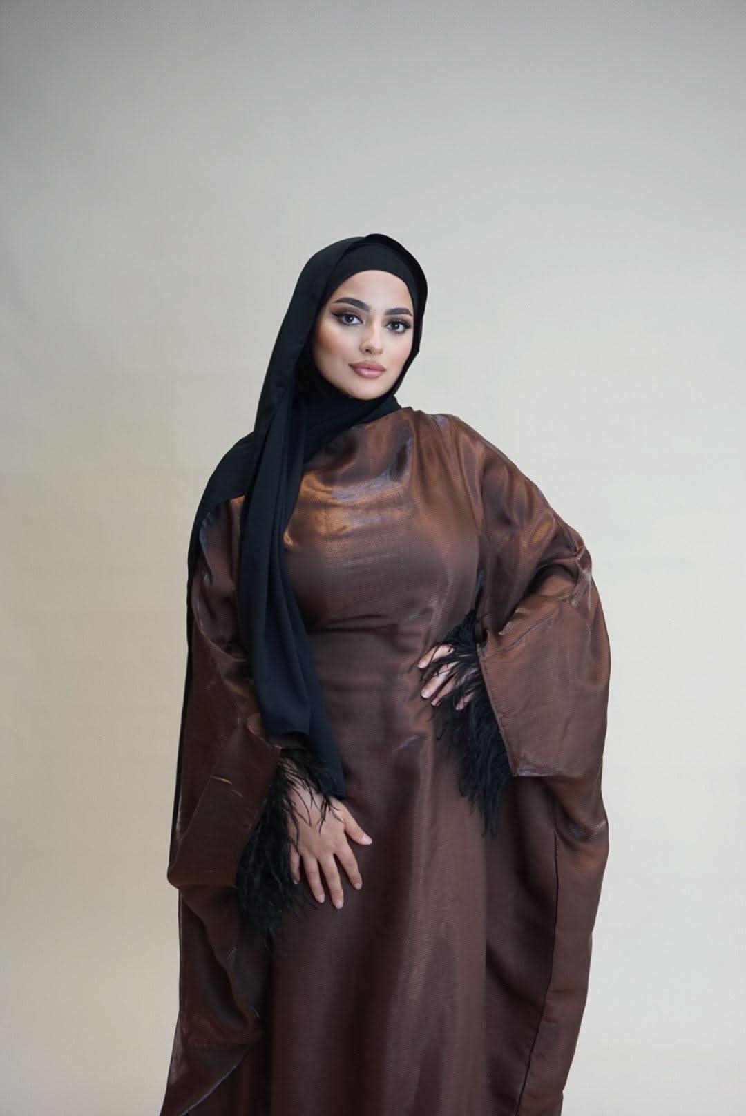 Farasha Abaya - brown - Losyana.Shop