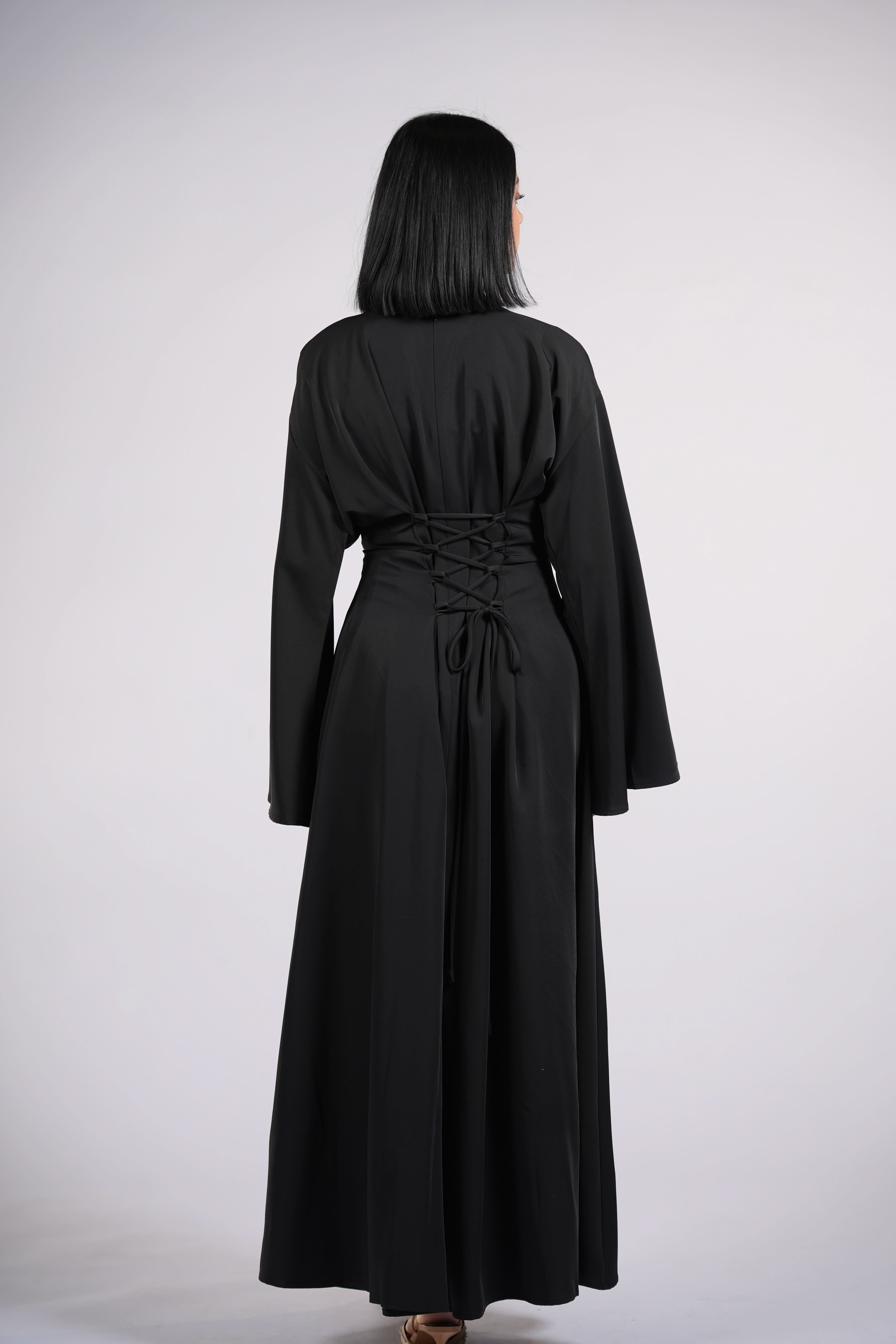 the corset dress - black - Losyana.Shop