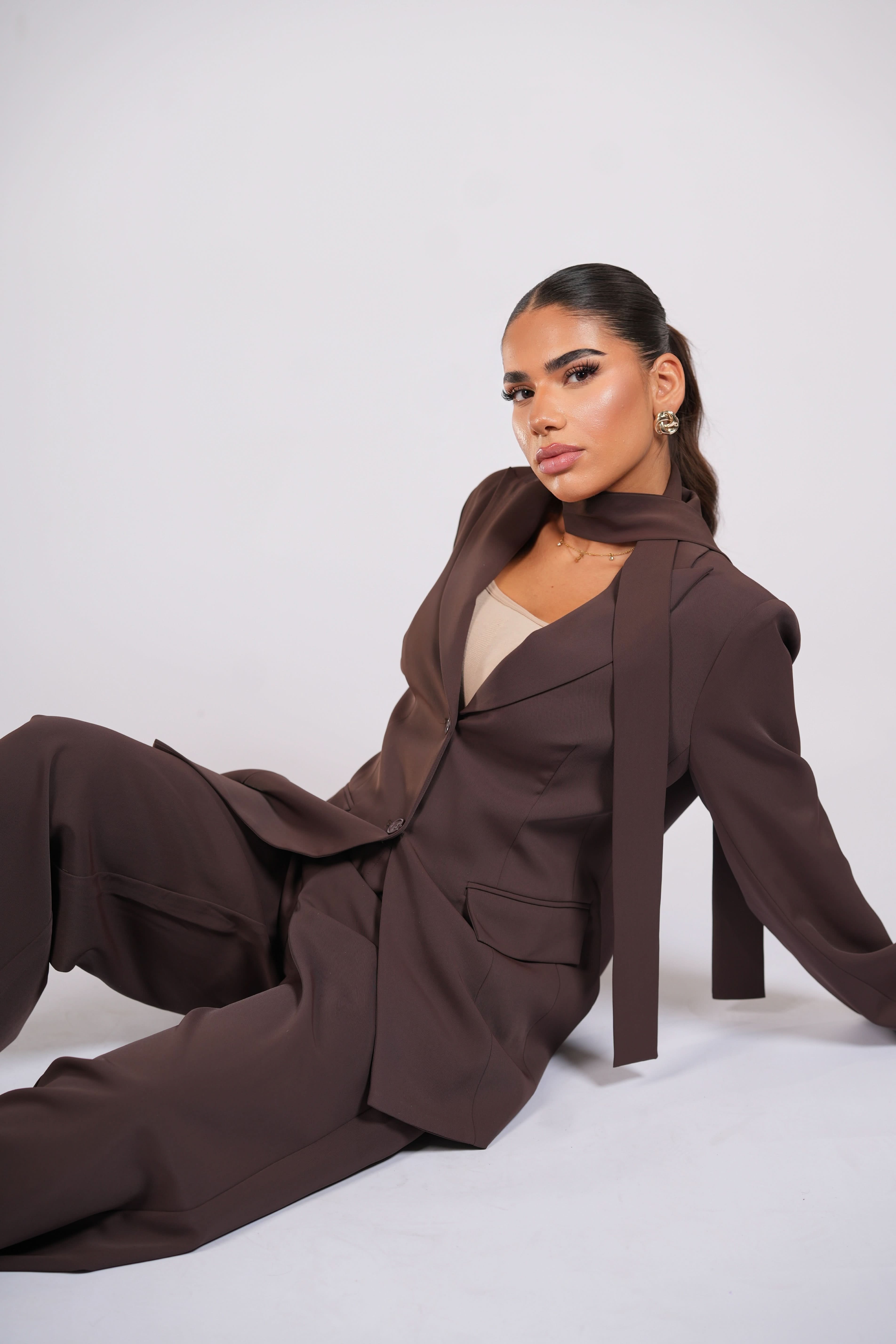 the palais blazer - espresso - Losyana.Shop