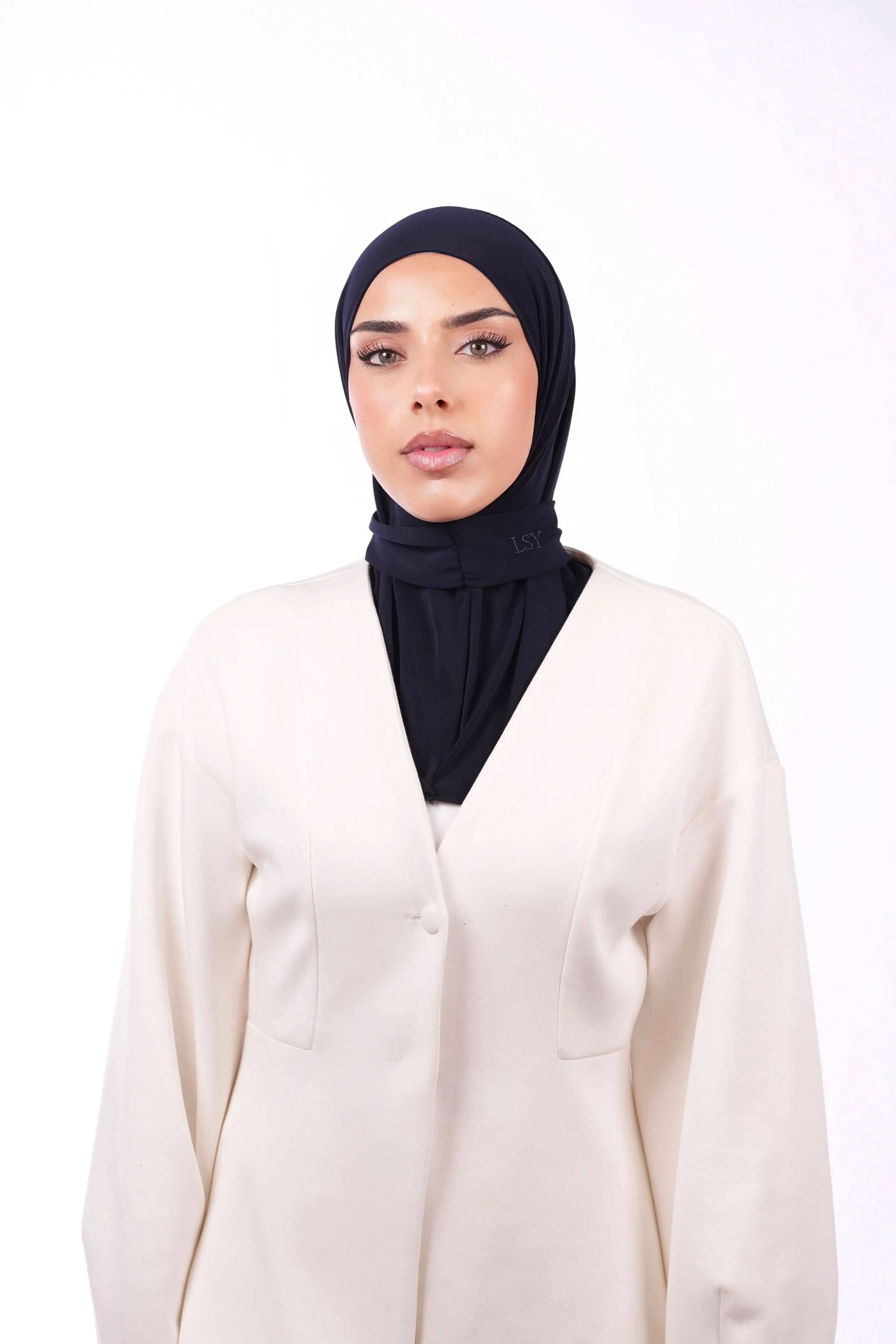 Instant Hijab - navy Losyana.Shop