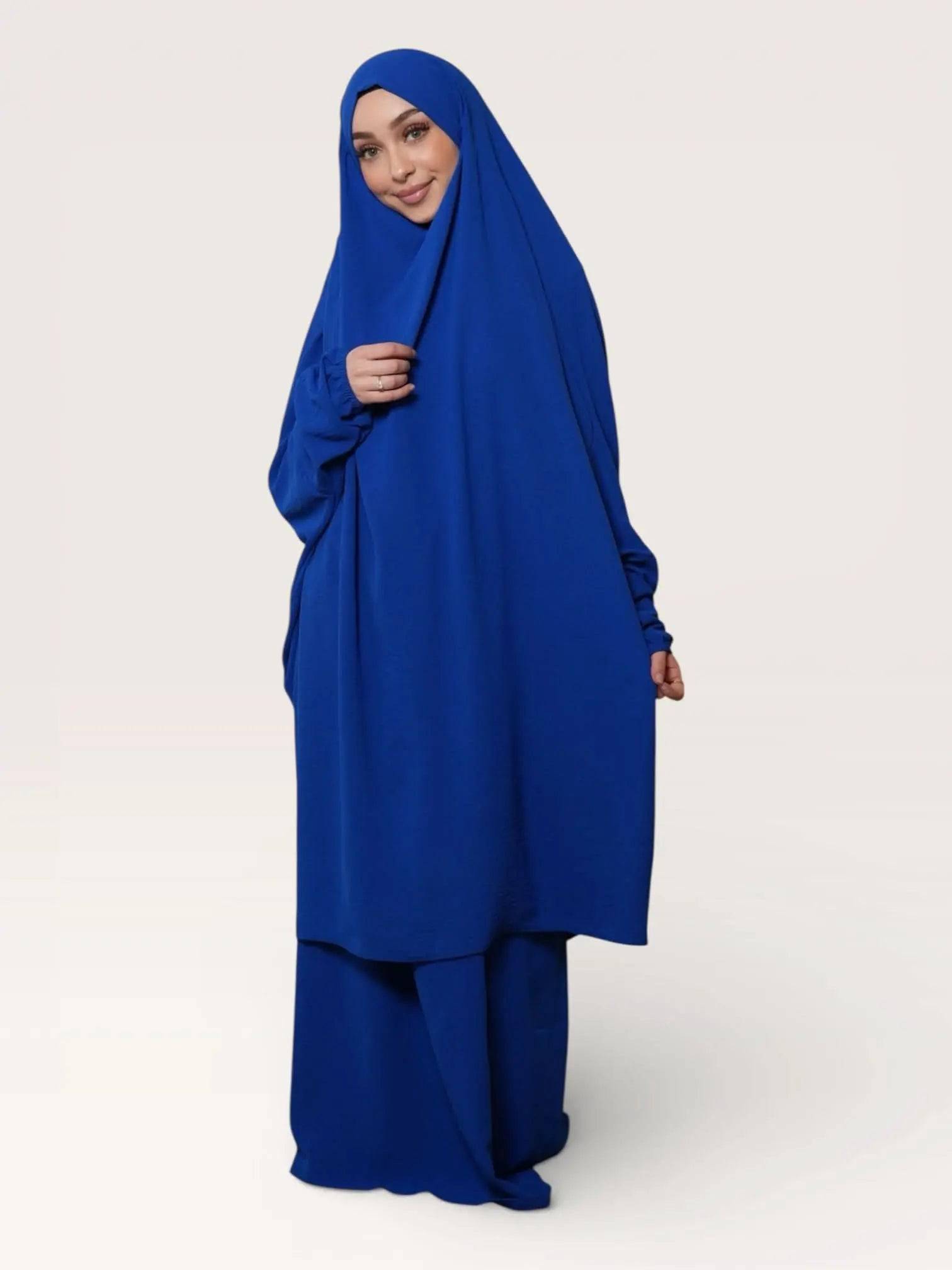 jazz jilbab - royal blue - Losyana.Shop
