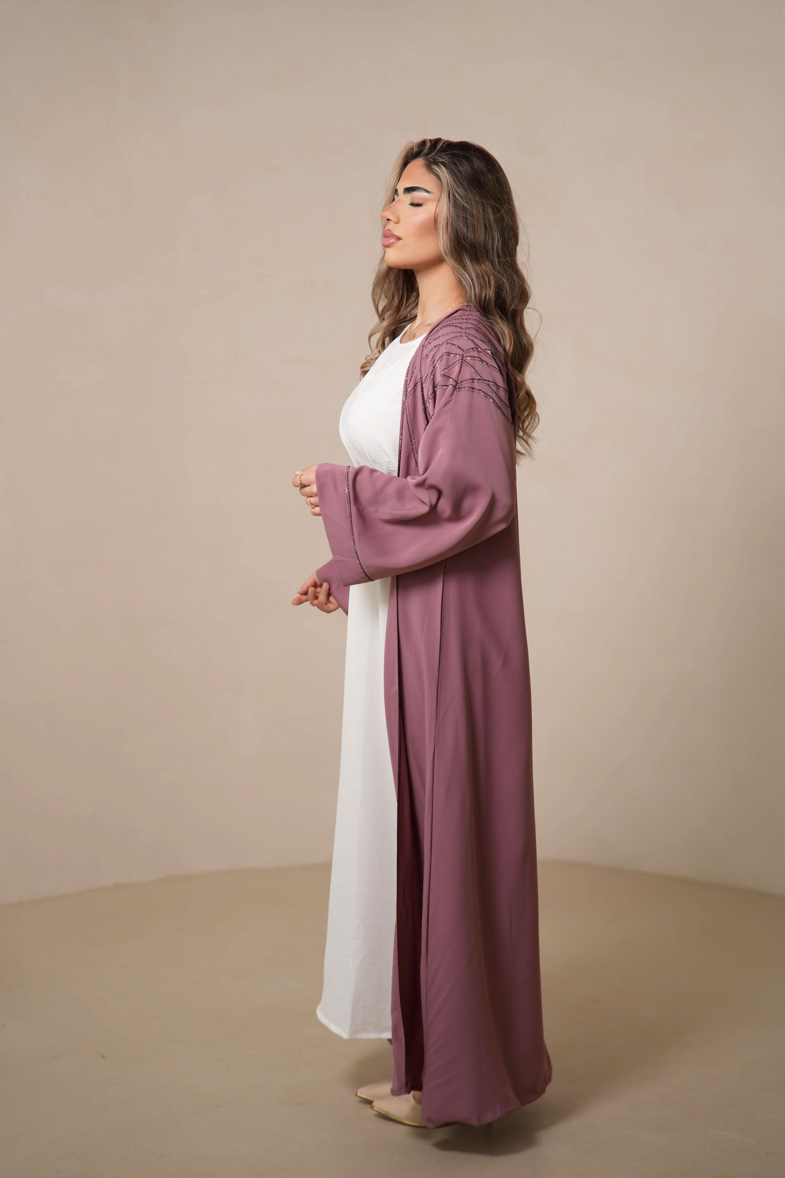 Emirate Abaya - Pink - Losyana.Shop
