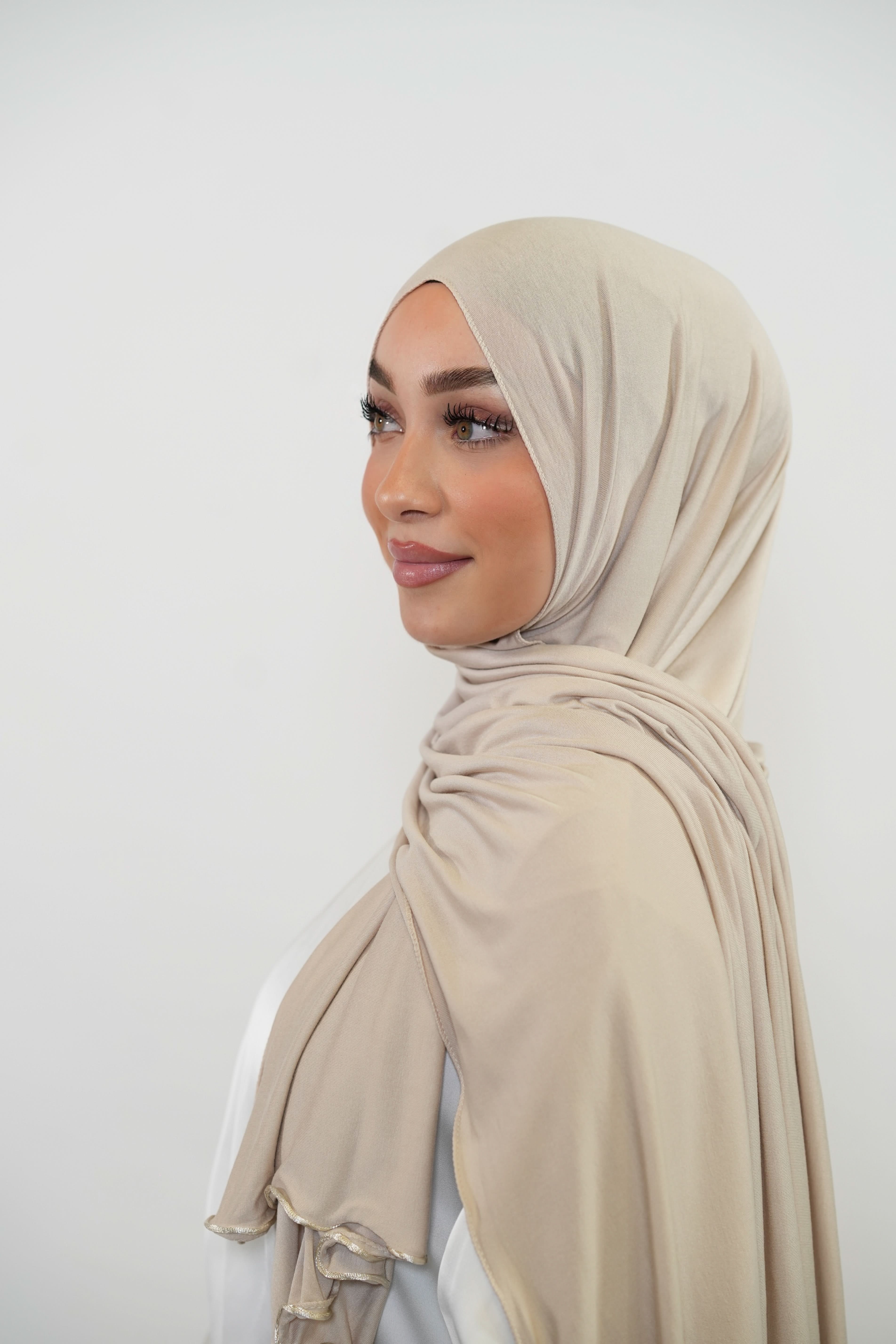 Jersey Line - cream - Losyana.Shop