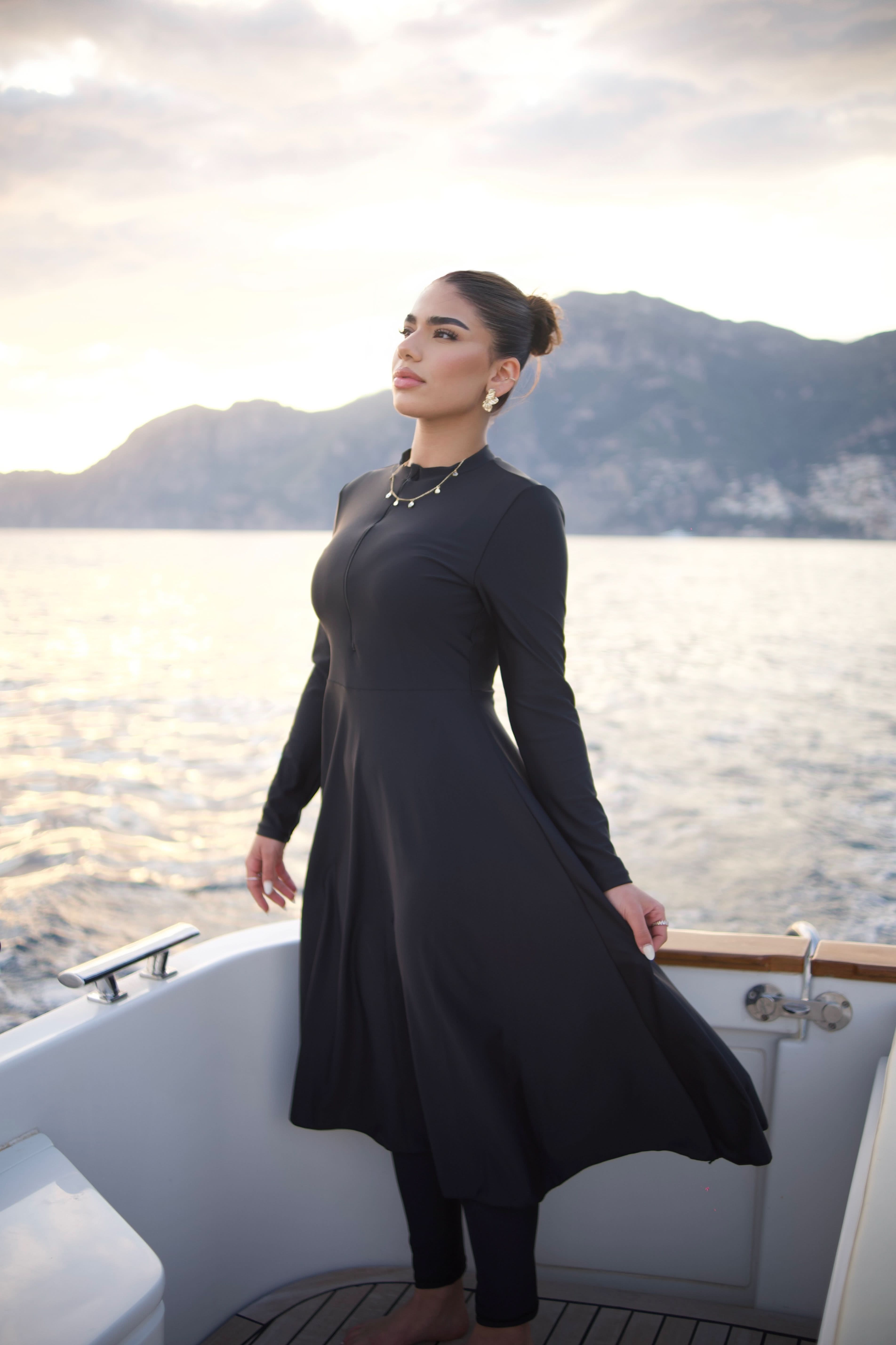 AZZURRA SET - BLACK - Losyana.Shop