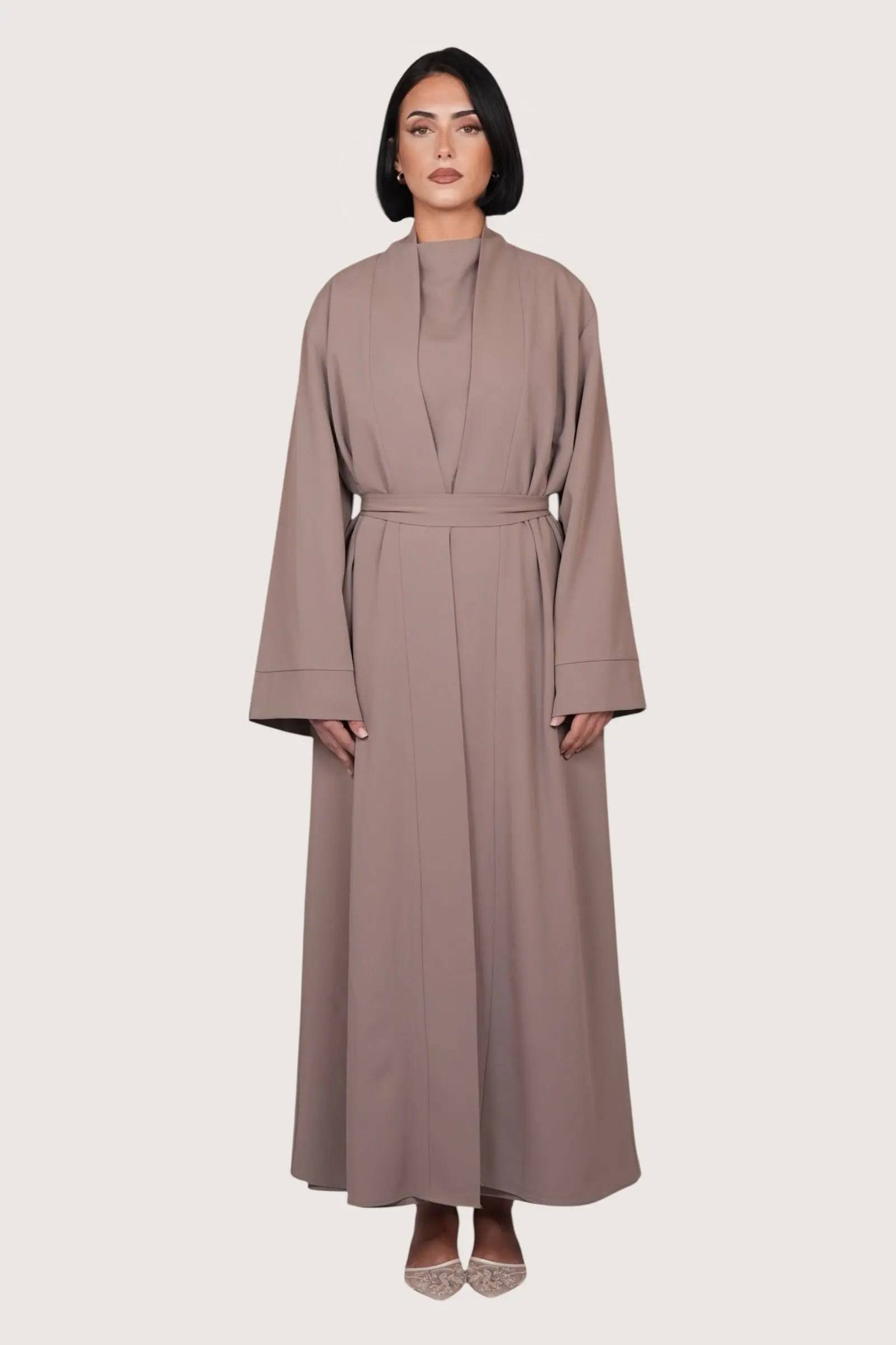 kimono abaya - stone Losyana.Shop