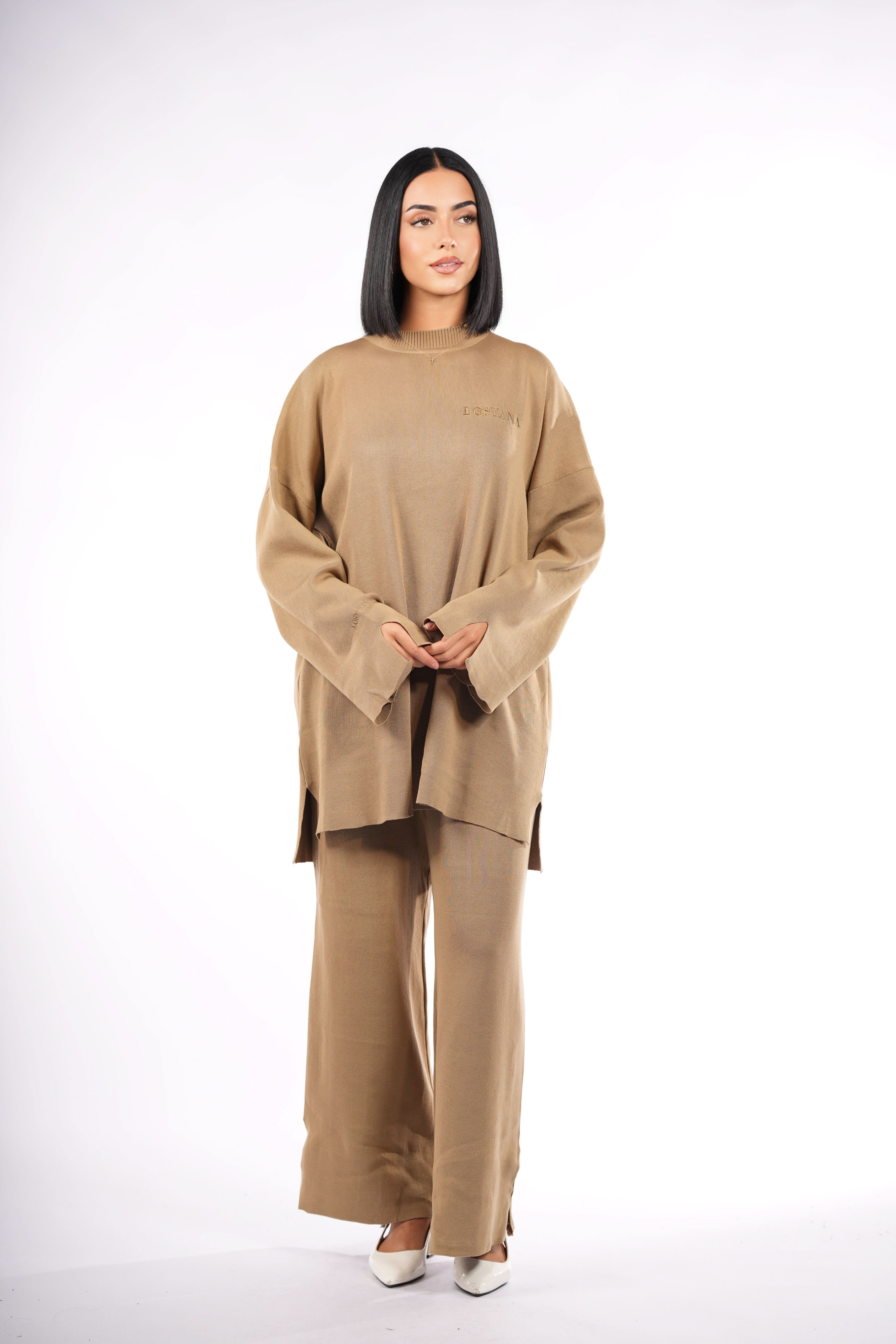 Signature Cotton Set - beige - Losyana.Shop