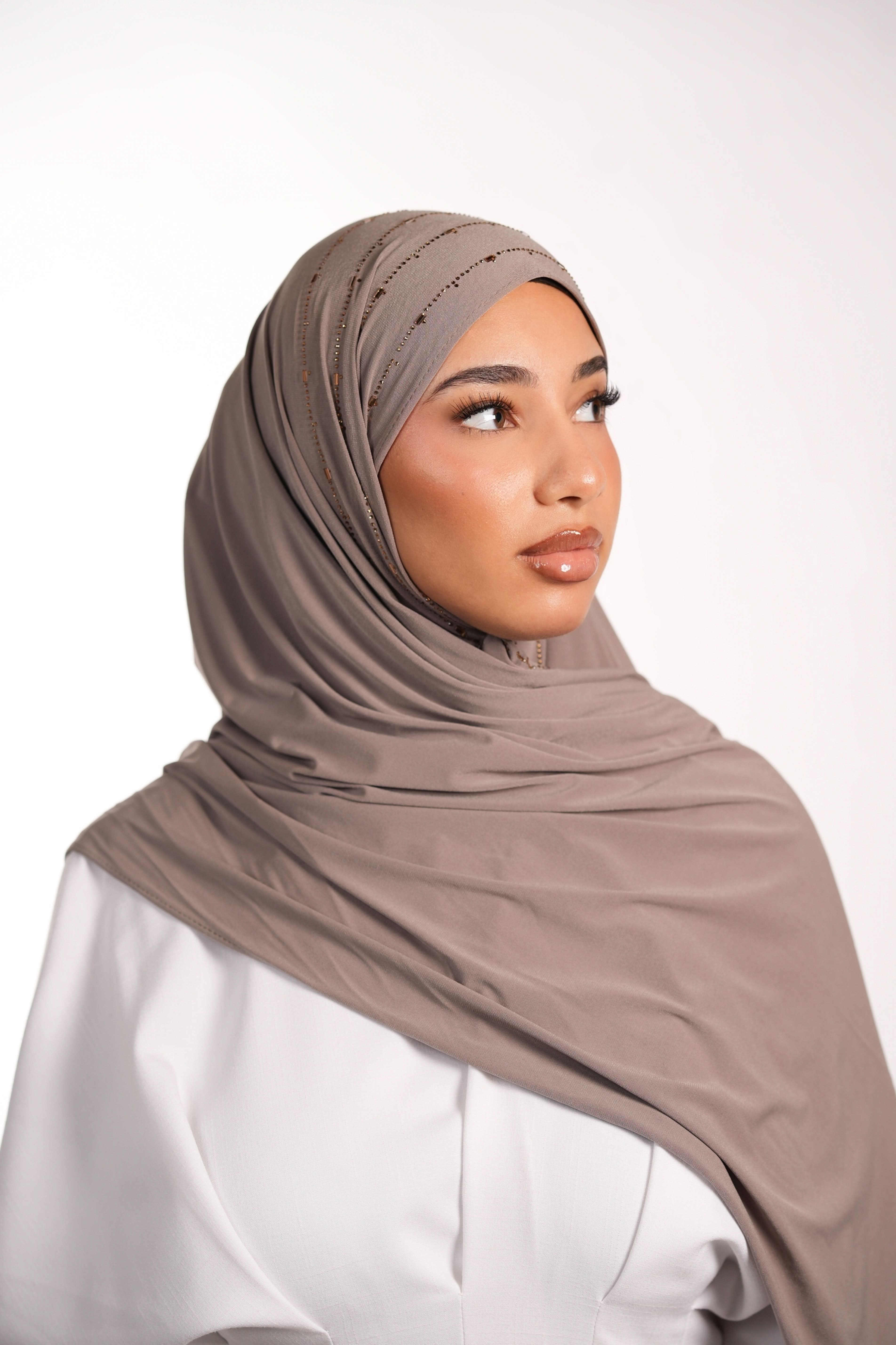 Premium Jersey Strass - mushroom - Losyana.Shop