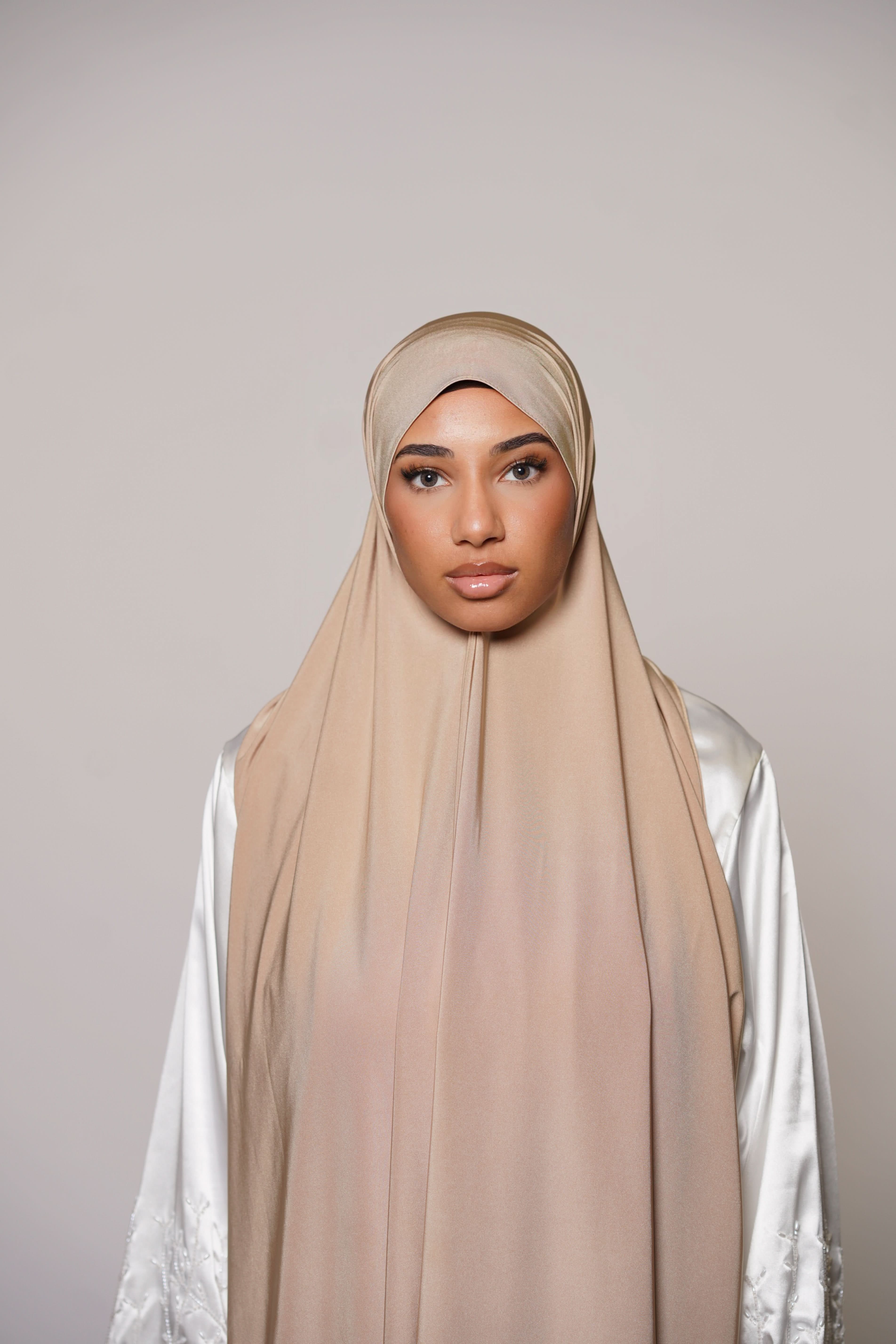 Satin Premium Jersey - golden beige - Losyana.Shop