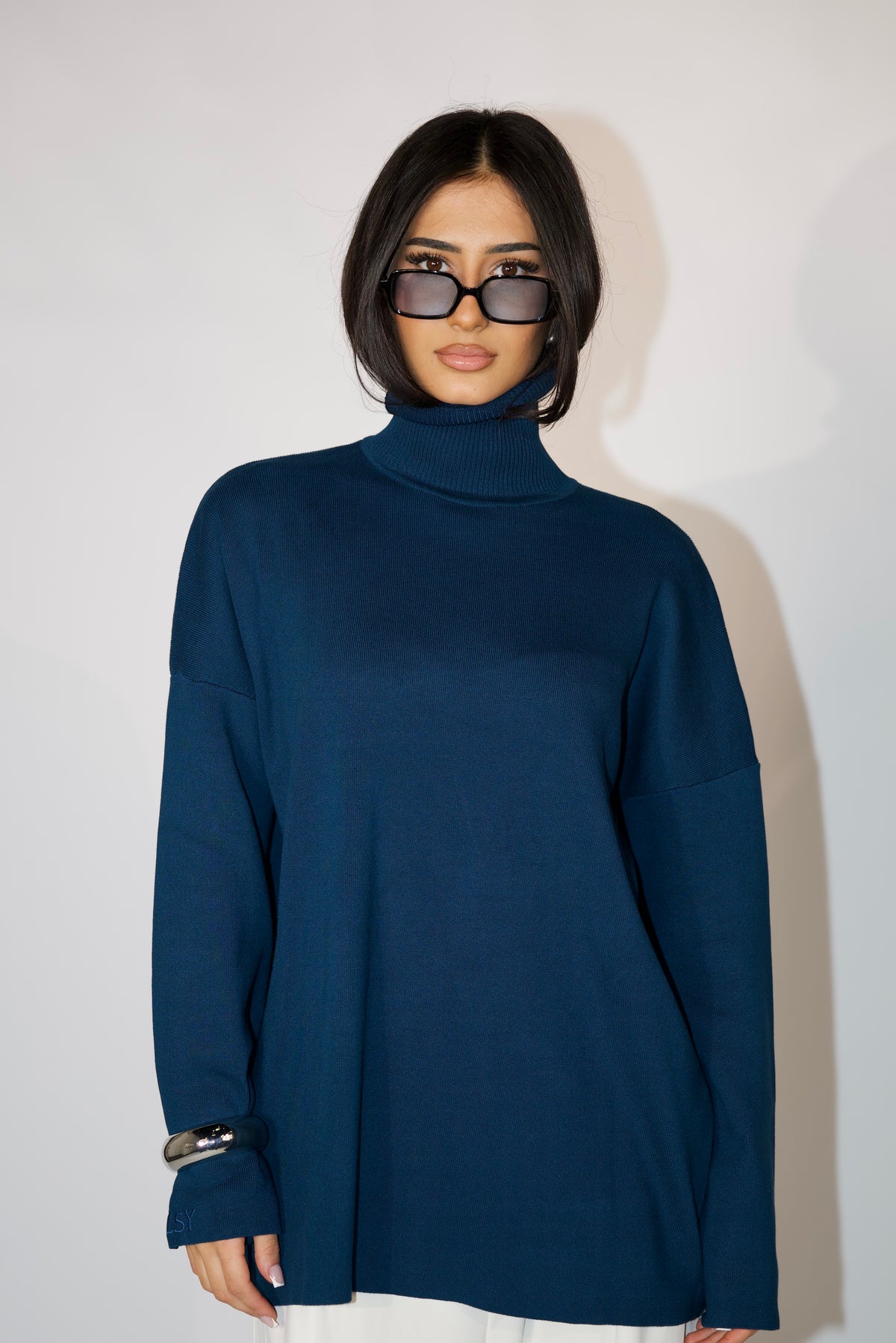 luxury knit - teal