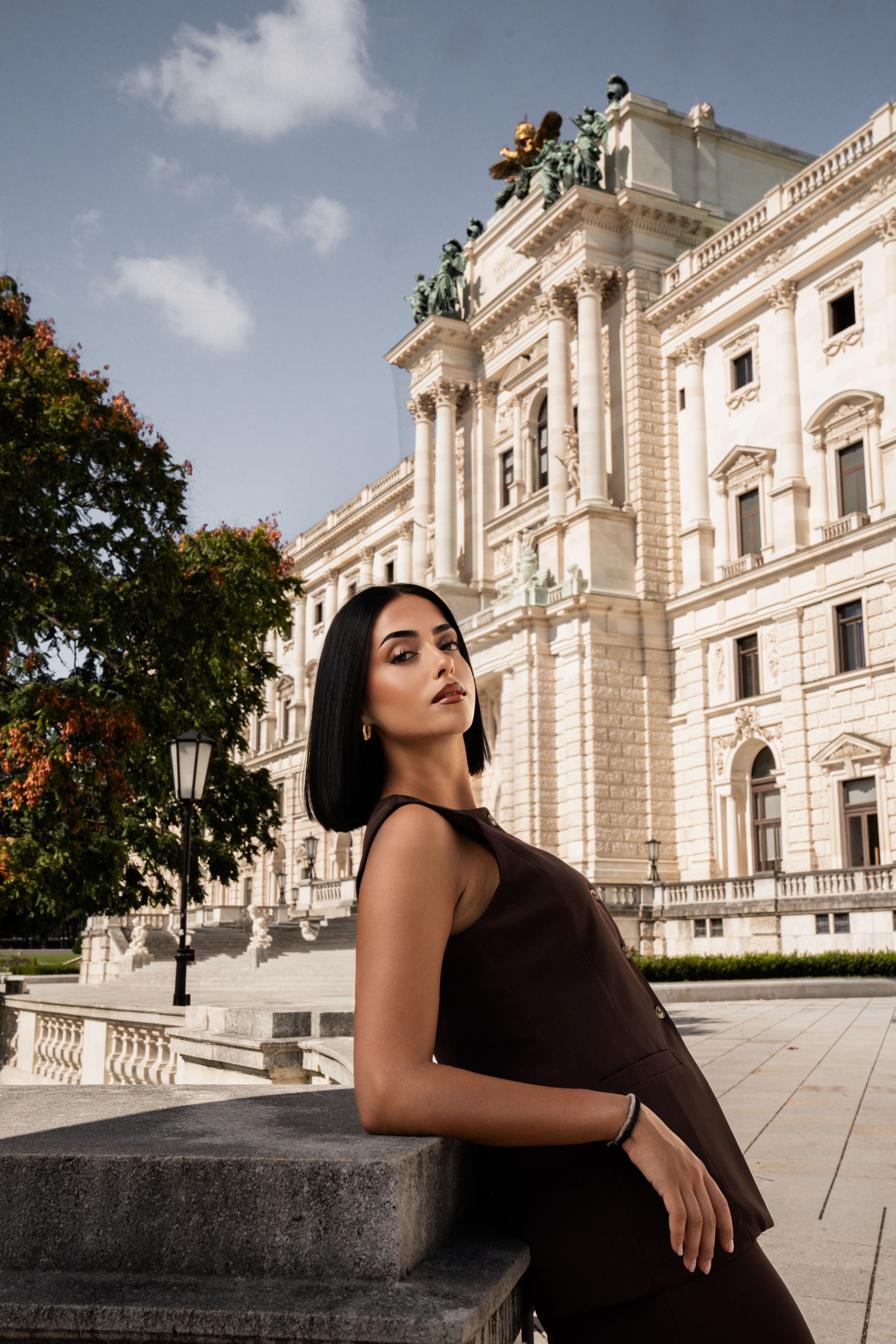 old vienna vest - espresso - Losyana.Shop